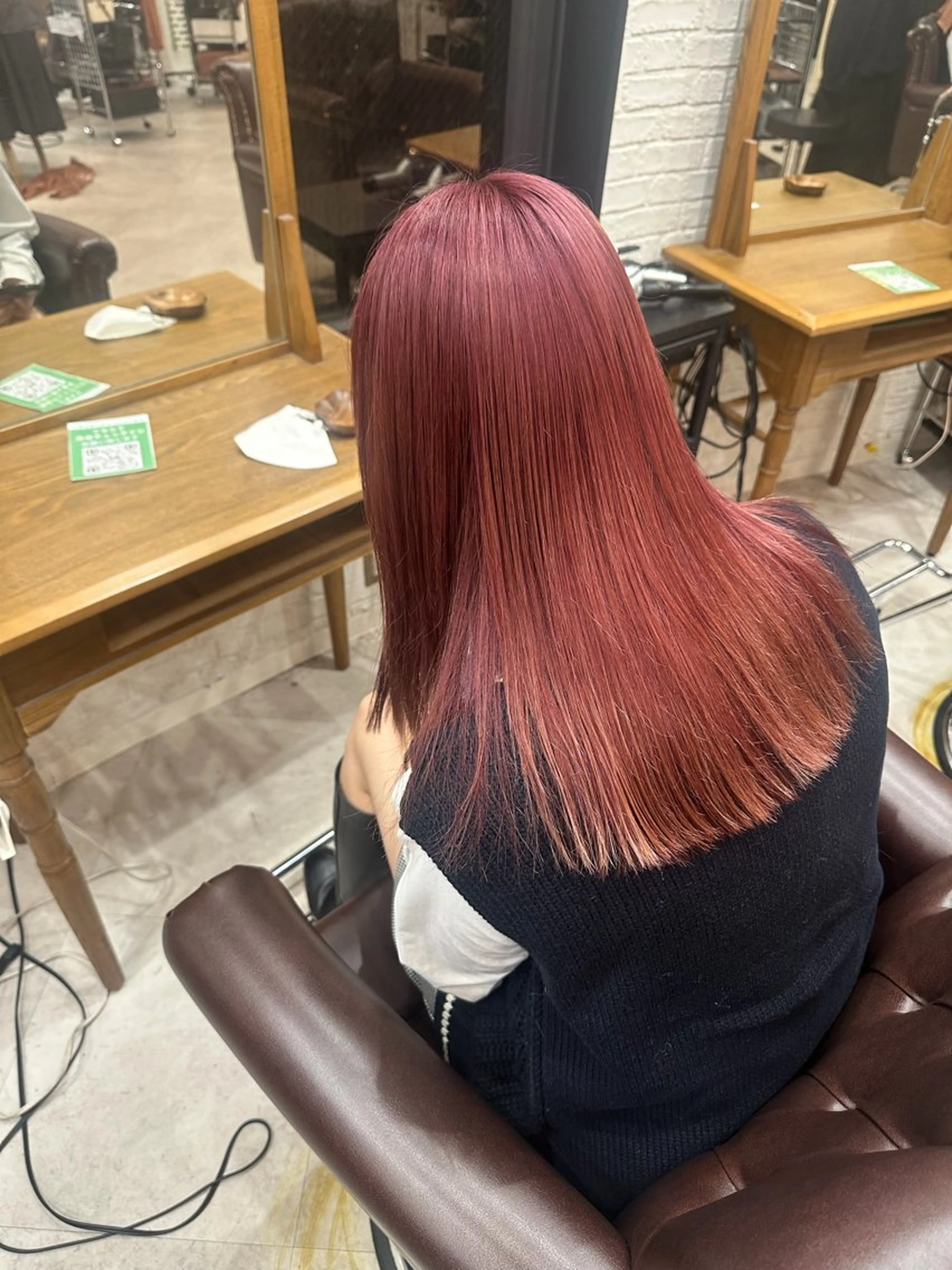 セミロング カット ヘアカラー トリートメント FUJII MARINのヘアスタイル