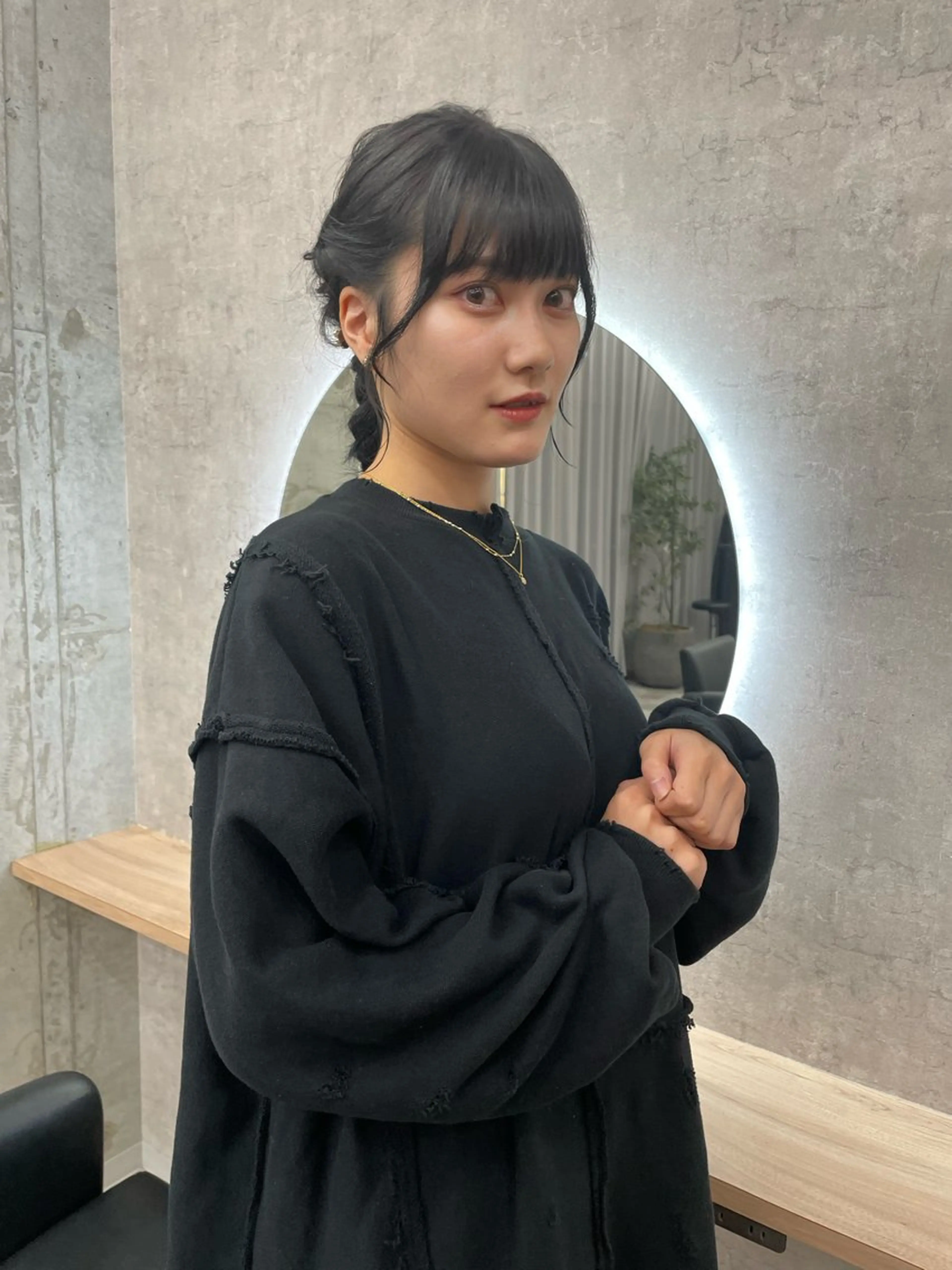 ミディアム カラー ブリーチ 透明感カラー トリートメント ブリーチ/ベージュ 💕/momoaのヘアスタイル