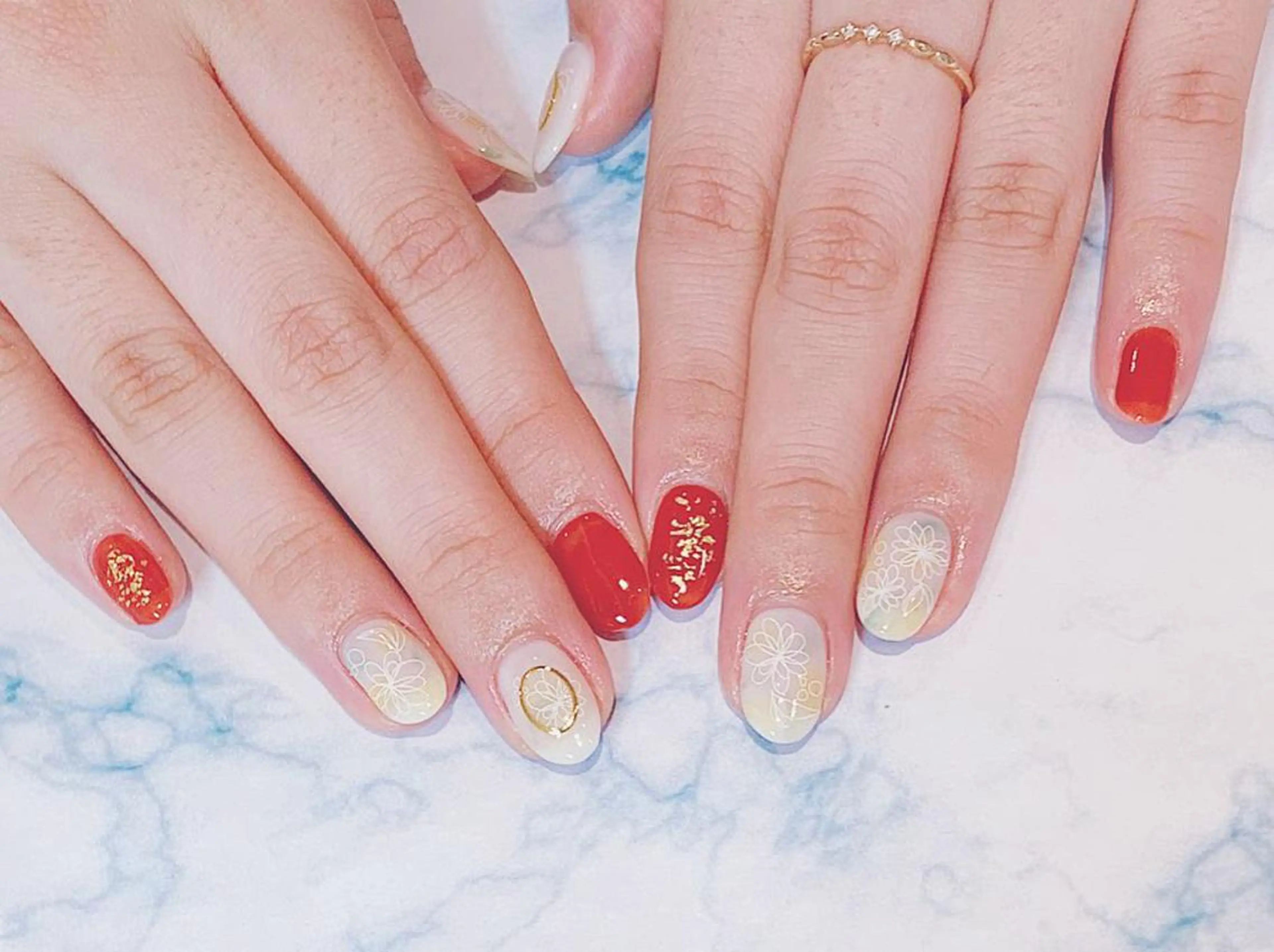 ネイル ハンドネイル LUKE所属・もとまつ さちこのネイルデザイン