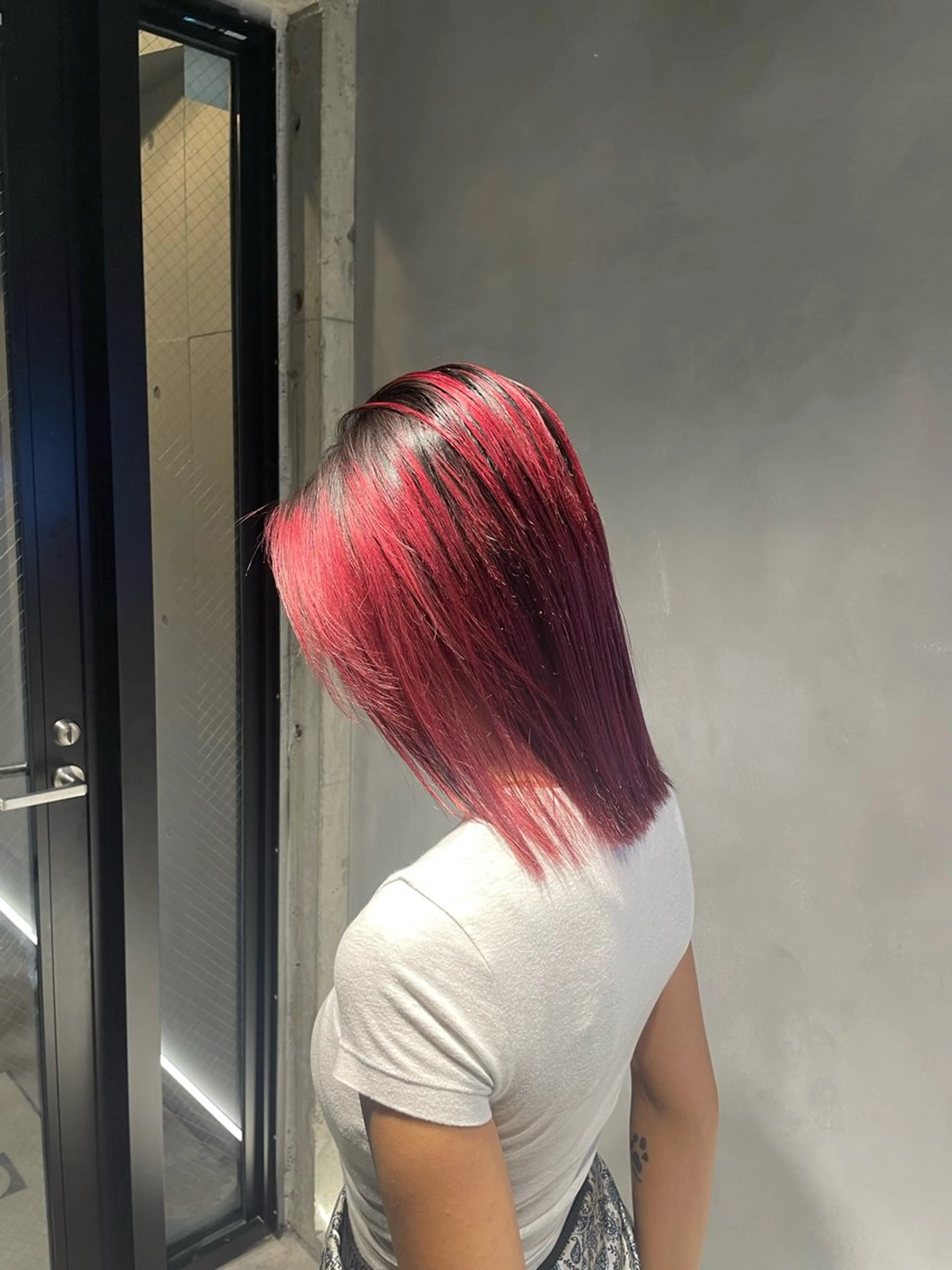 カラー ブリーチ 暖色/ハイトーン/ カラー/HBLのヘアスタイル