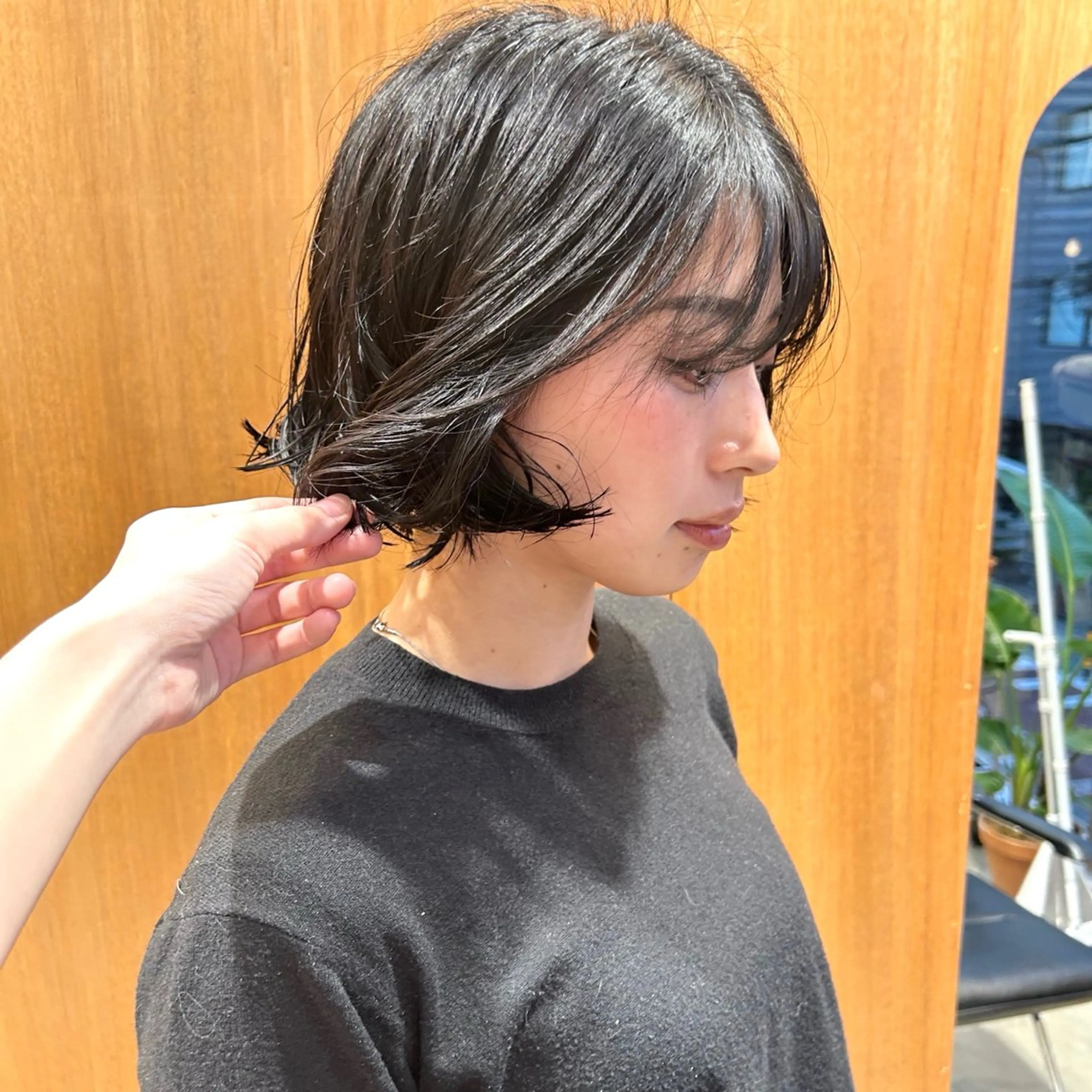 ショート パーマ カット パーマ hina/パーマ /ニュアンスパーマのヘアスタイル