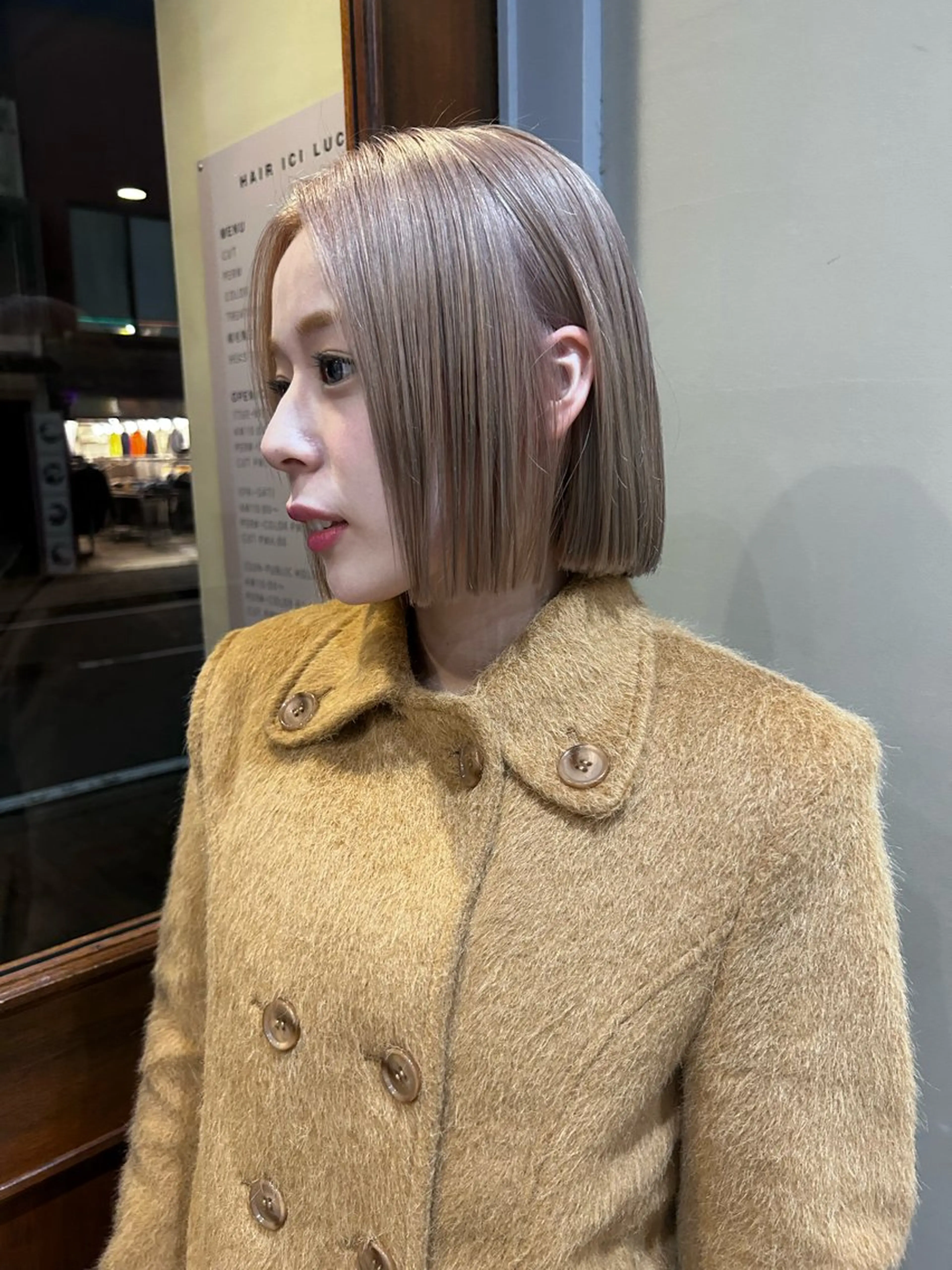 ミディアム カット ヘアカラー kyoka/レイヤー /ハッシュカットのヘアスタイル