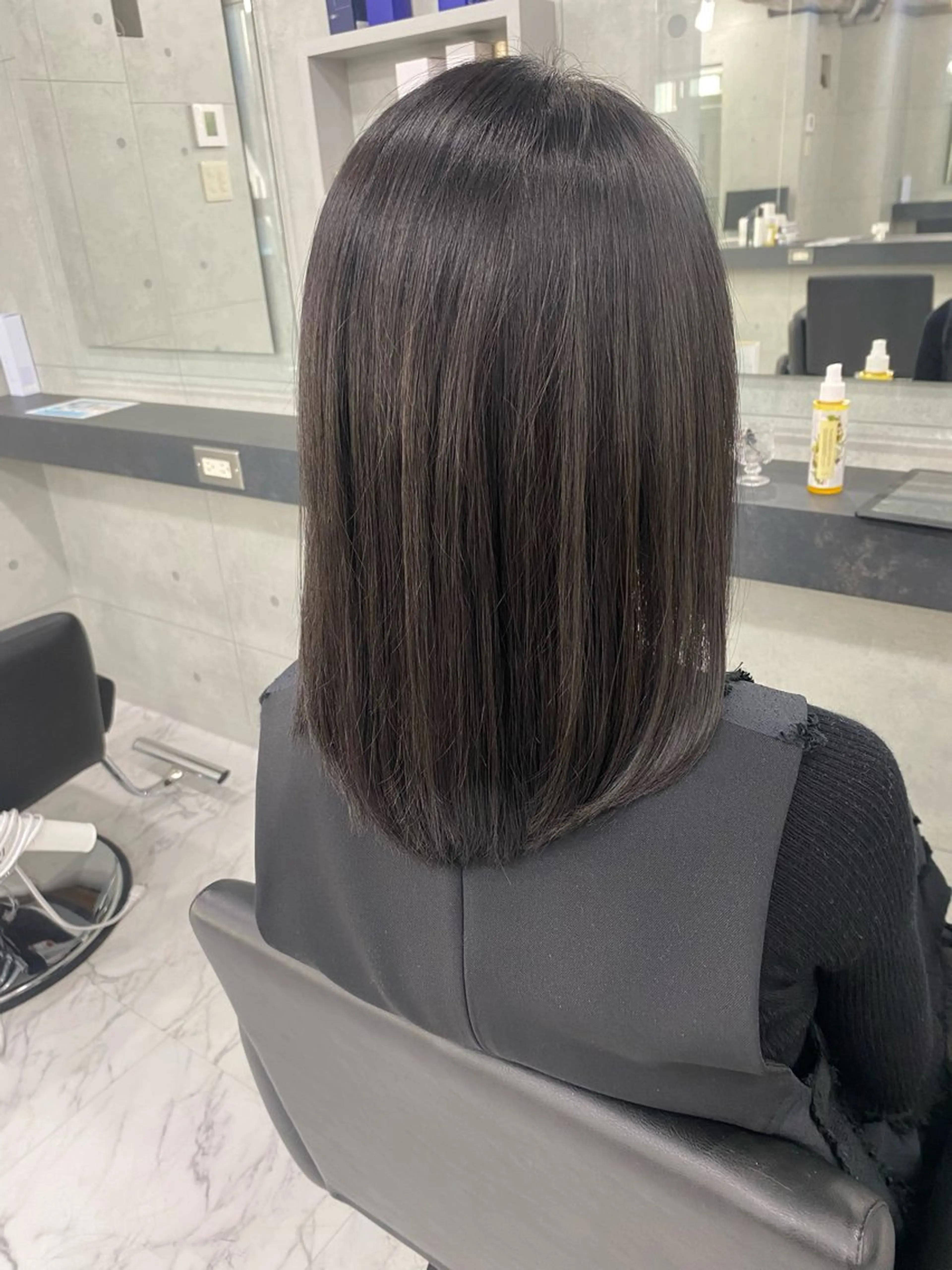 ミディアム カラー カット ヘアカラー トリートメント Endearing所属・Endearing 北澤那未🌟銀座のヘアスタイル