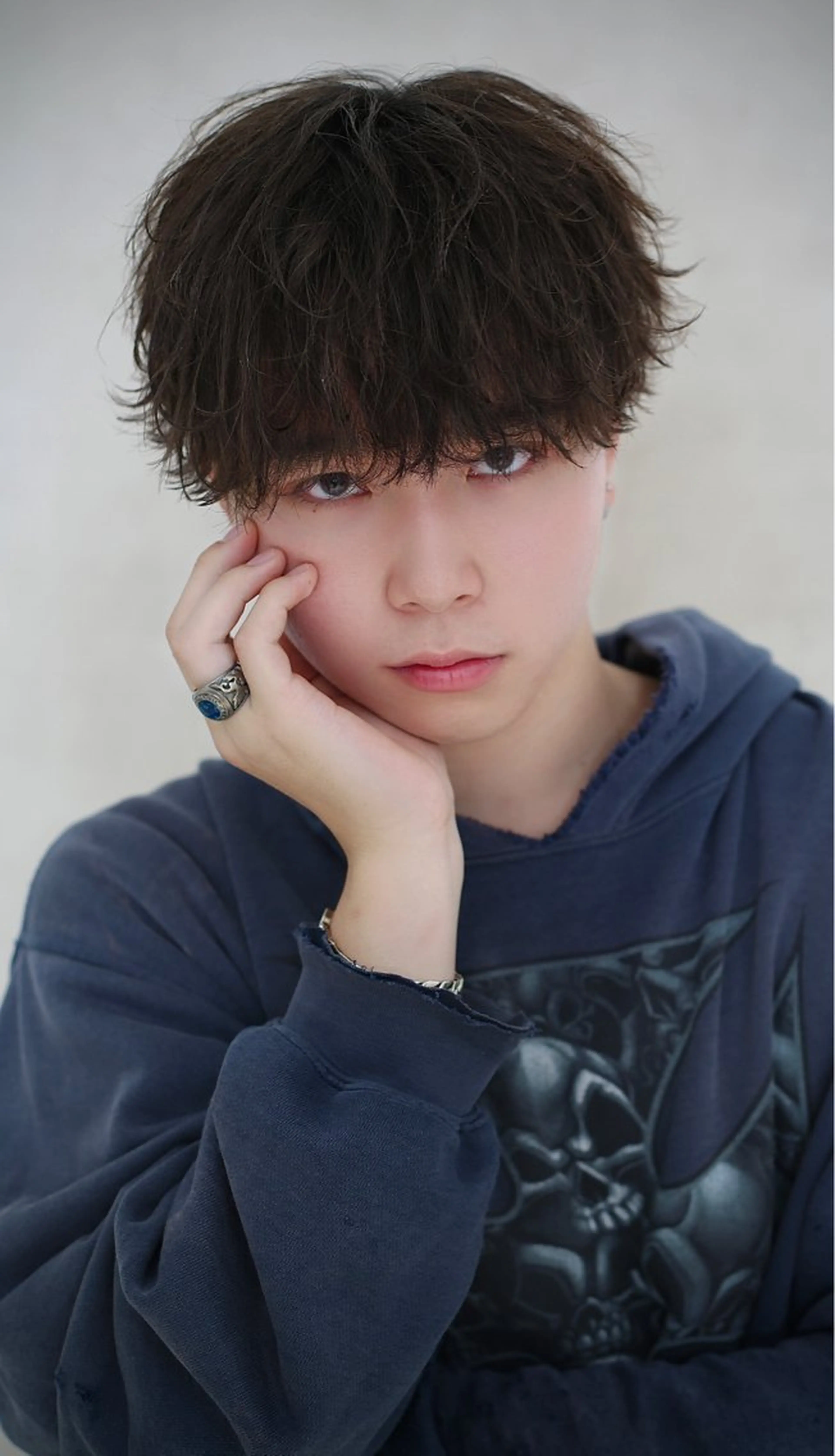 メンズカット&シャドウパーマの写真