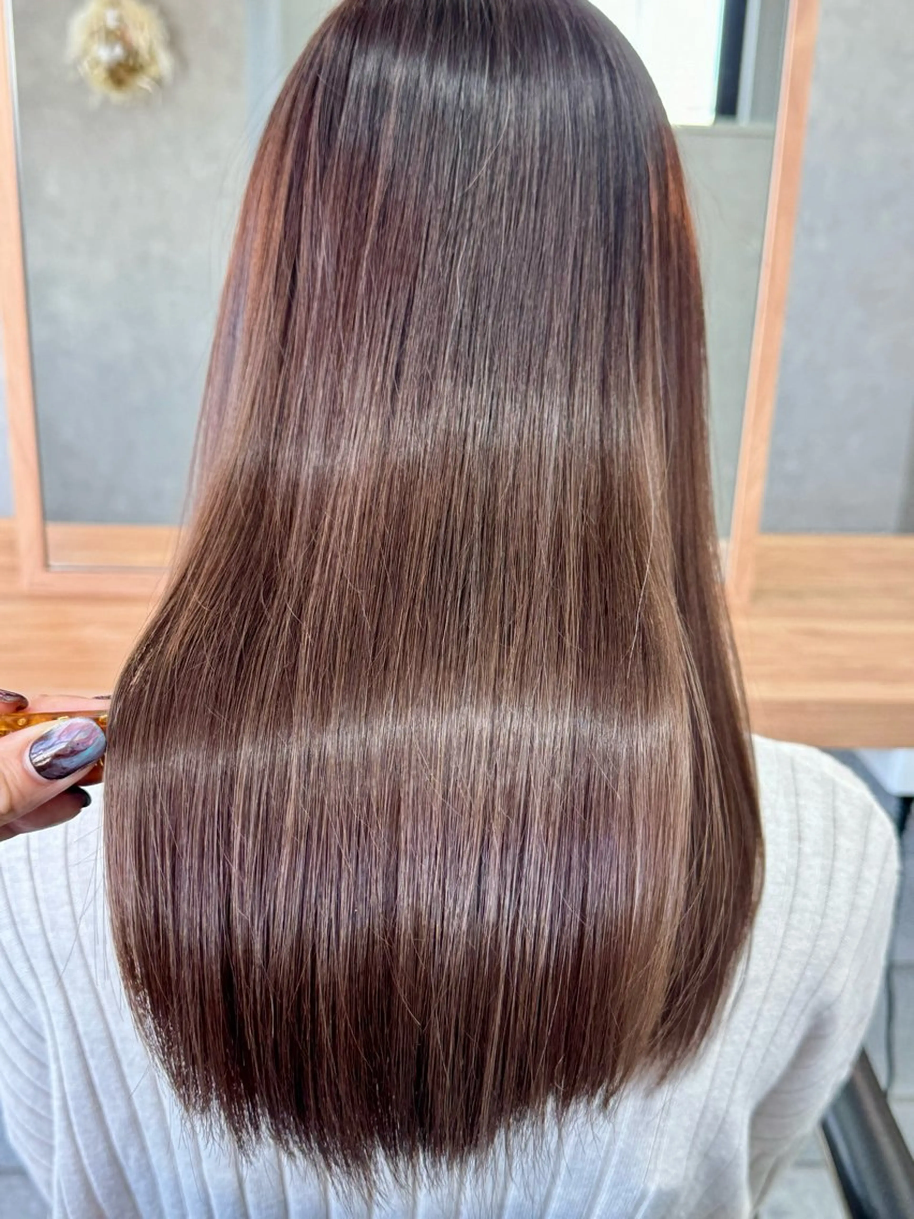 【髪質改善】カット+カラー+allyプレミアムトリートメントの写真