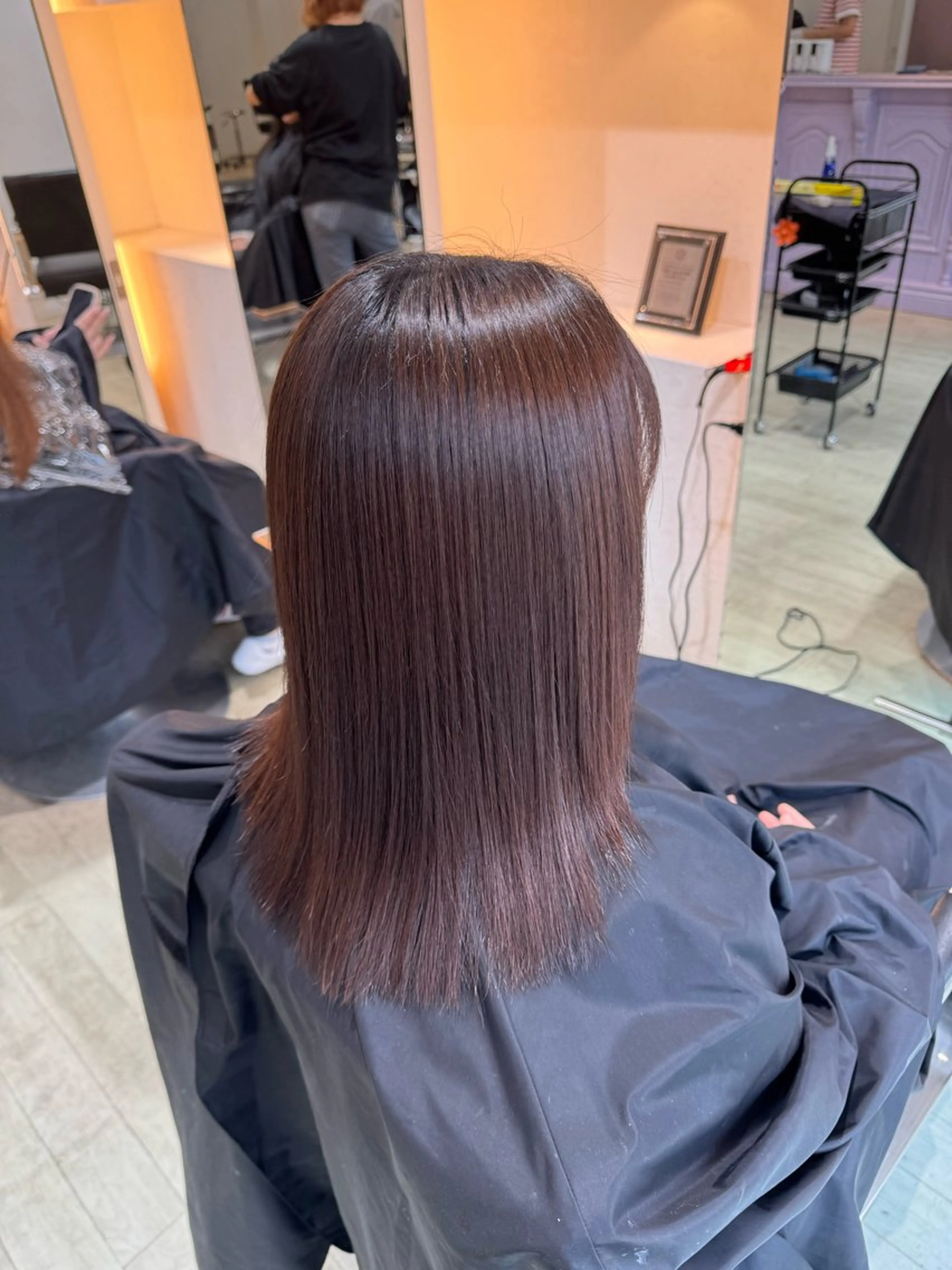 縮毛矯正フル＋トリートメントの写真