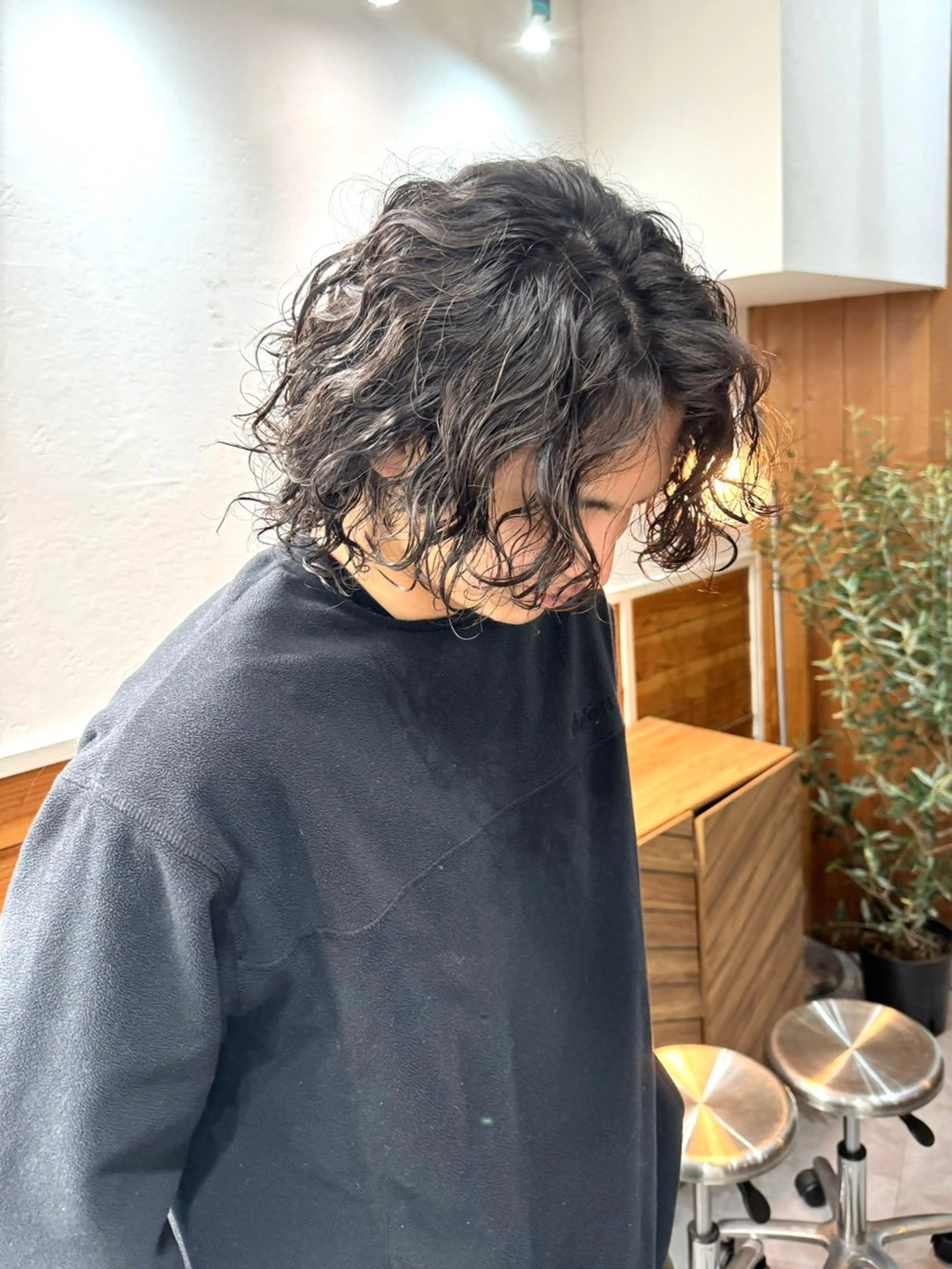 パーマ メンズ メンズパーマ 波巻きパーマ カット パーマ トリートメント シャドウパーマ/ 波巻パーマYu-Kiのヘアスタイル