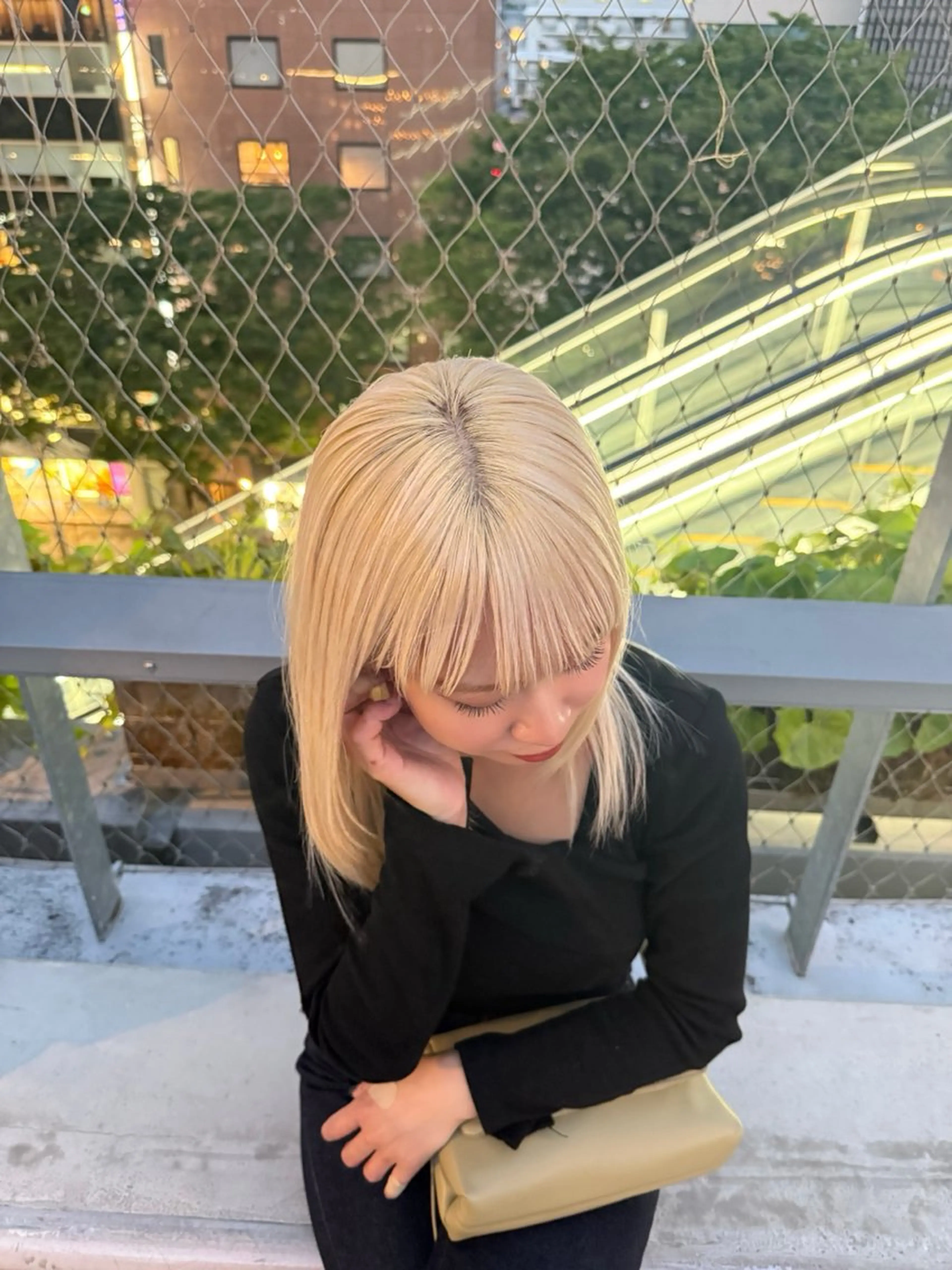 ミディアム カラー 🪐レイヤー/美髪 カラー/加野彩果🪐のヘアスタイル