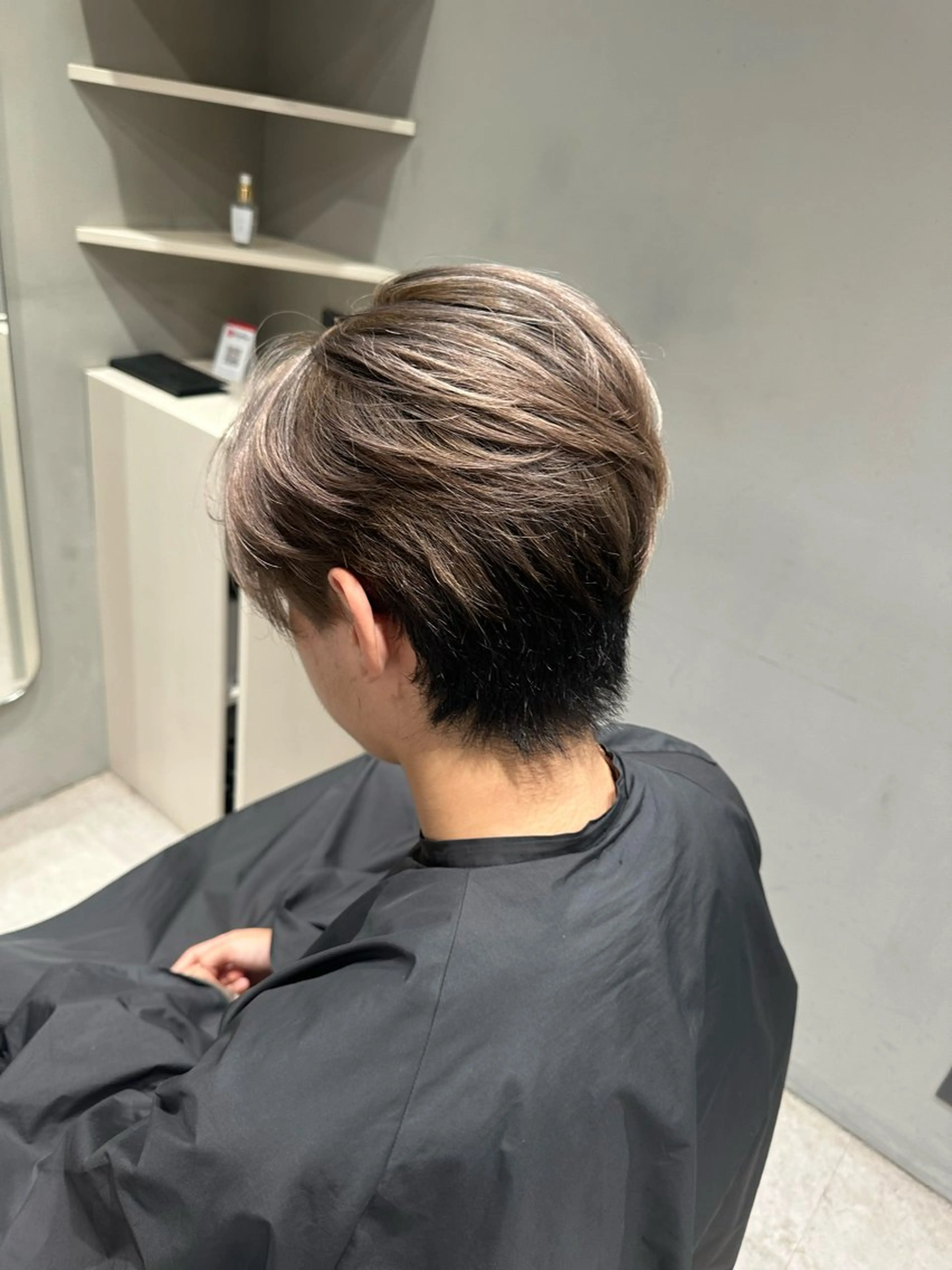 カラー メンズ メンズバレイヤージュ バレイヤージュ カット ヘアカラー メンズバレイヤージュ /町田/木村悠月のヘアスタイル