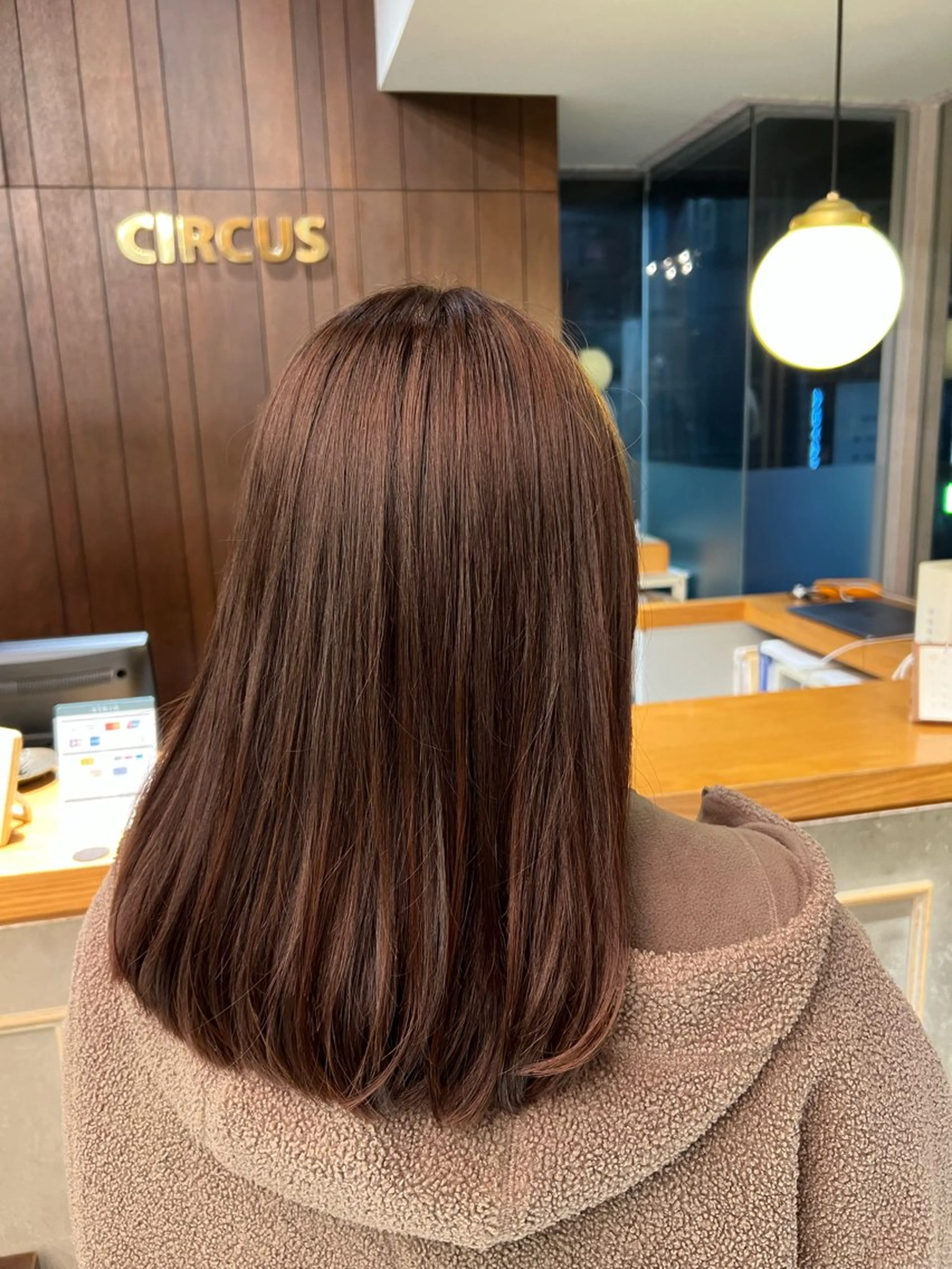 ミディアム カラー メッシュ ﾕｳﾅ/ パーマ🐰のヘアスタイル