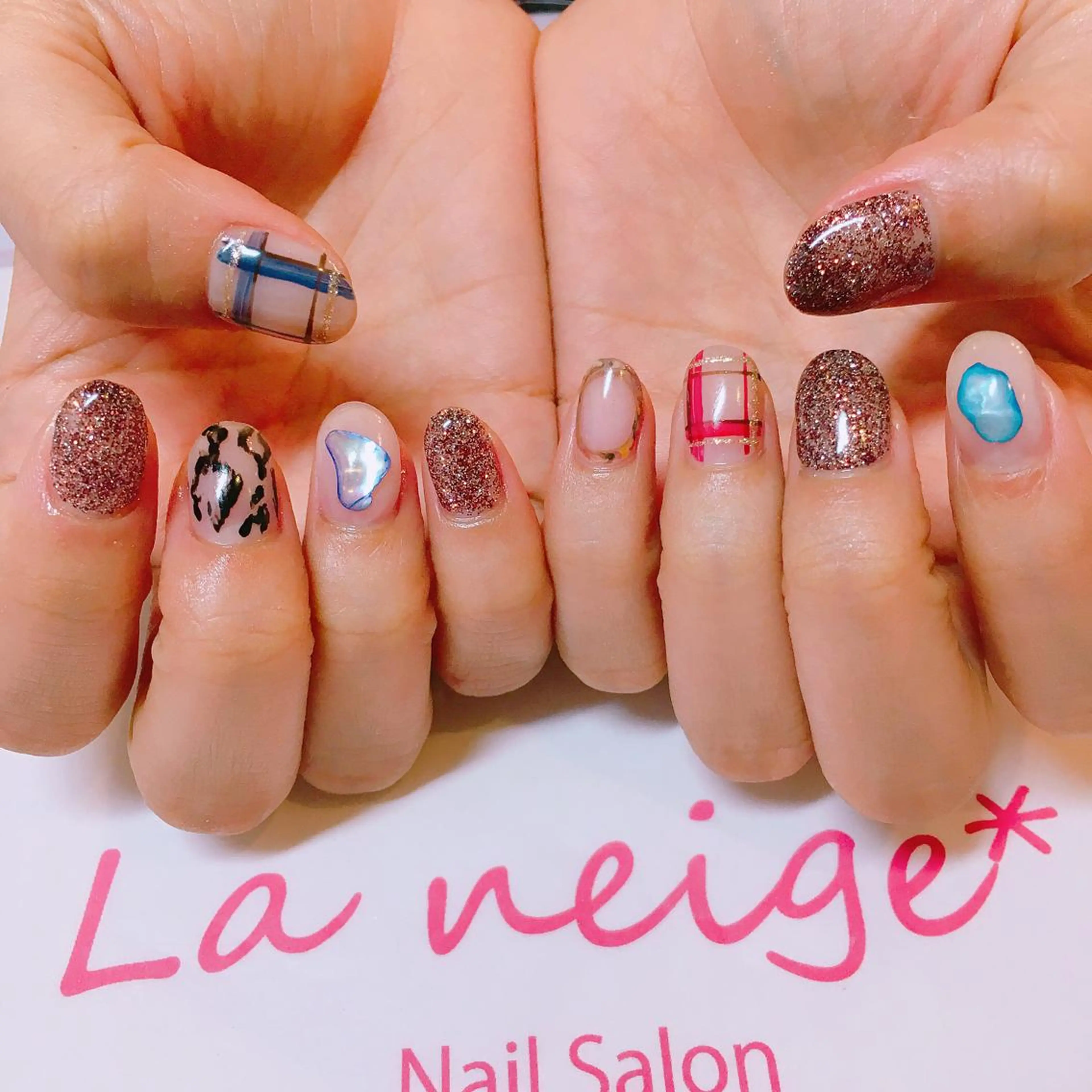 ネイル La neige* yuki 🥯🍑のネイルデザイン