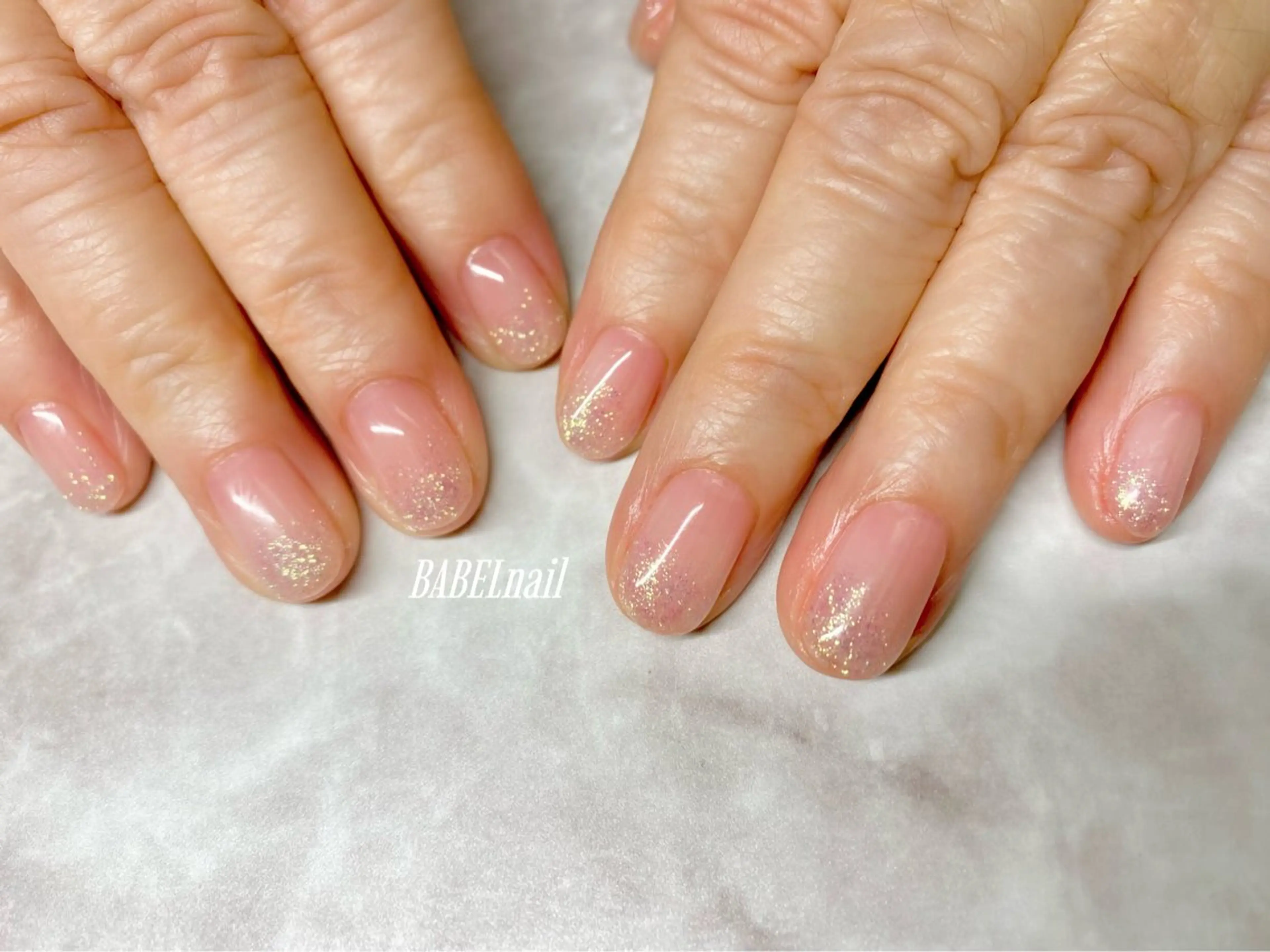 ネイル ハンドネイル BABELバベル所属・江戸川橋✨BABEL 【バベル】大人可愛いのネイルデザイン