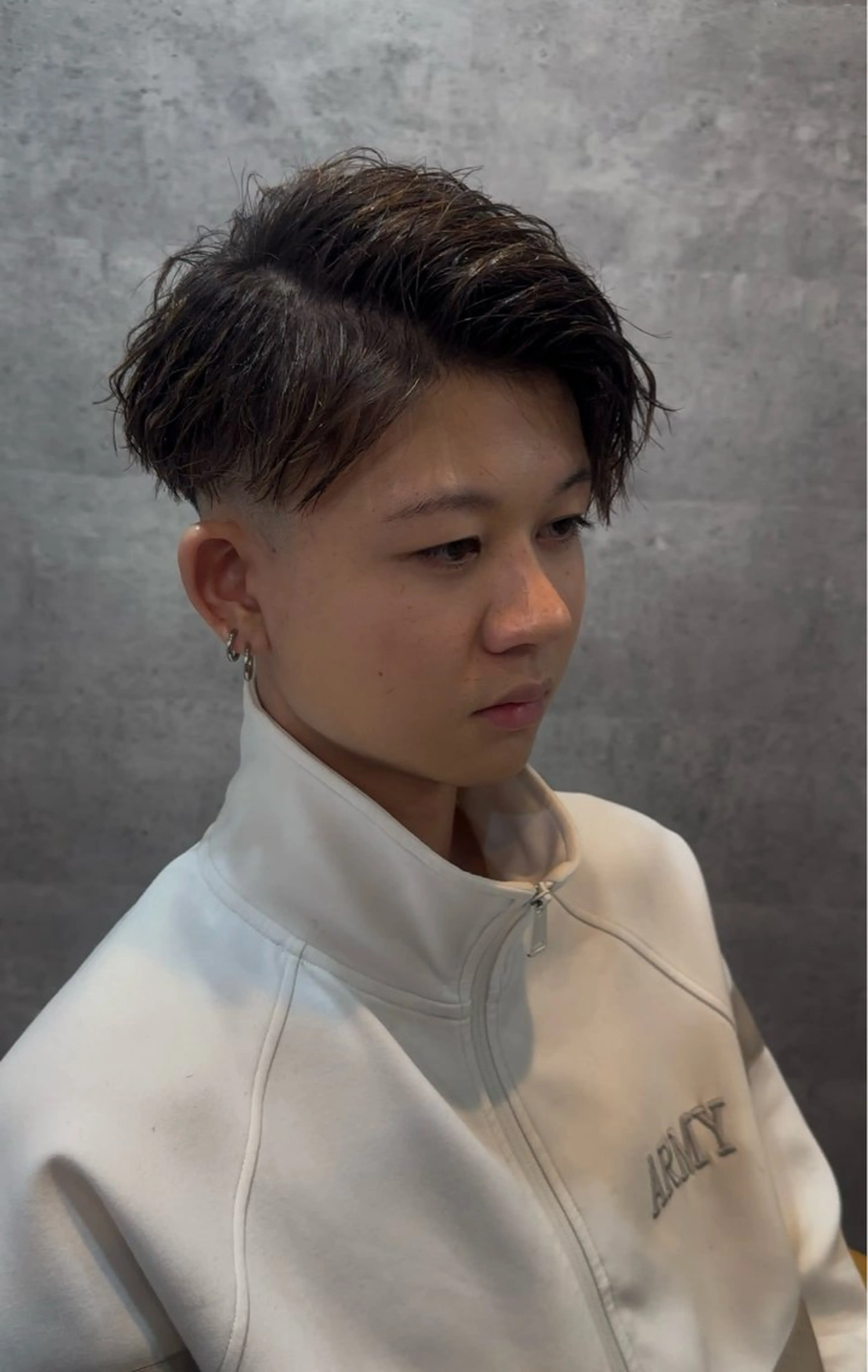 パーマ メンズ Bleachi 大宮West所属・鈴木拓也 メンズカットのヘアスタイル