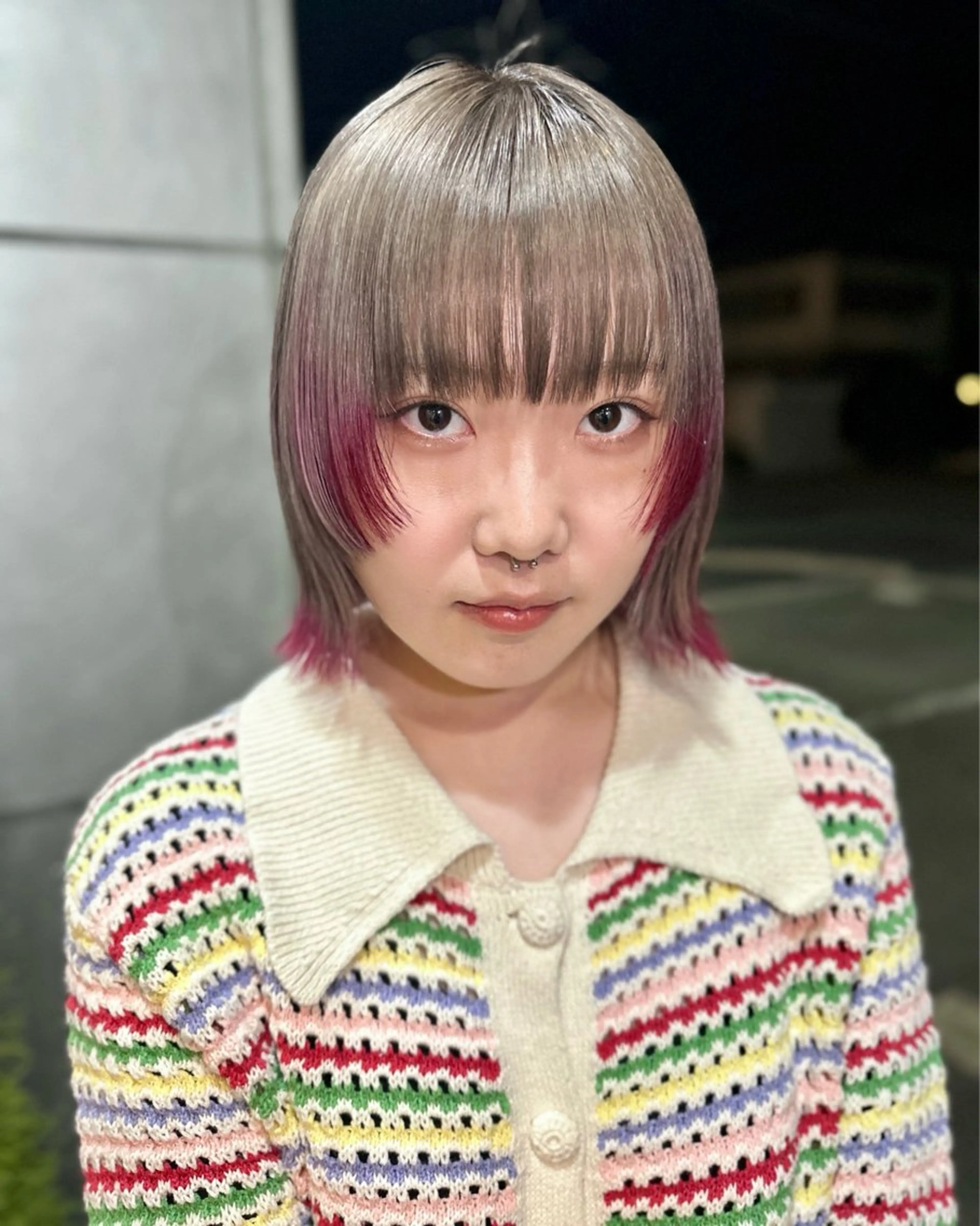 カラー lin. color.+゚のヘアスタイル