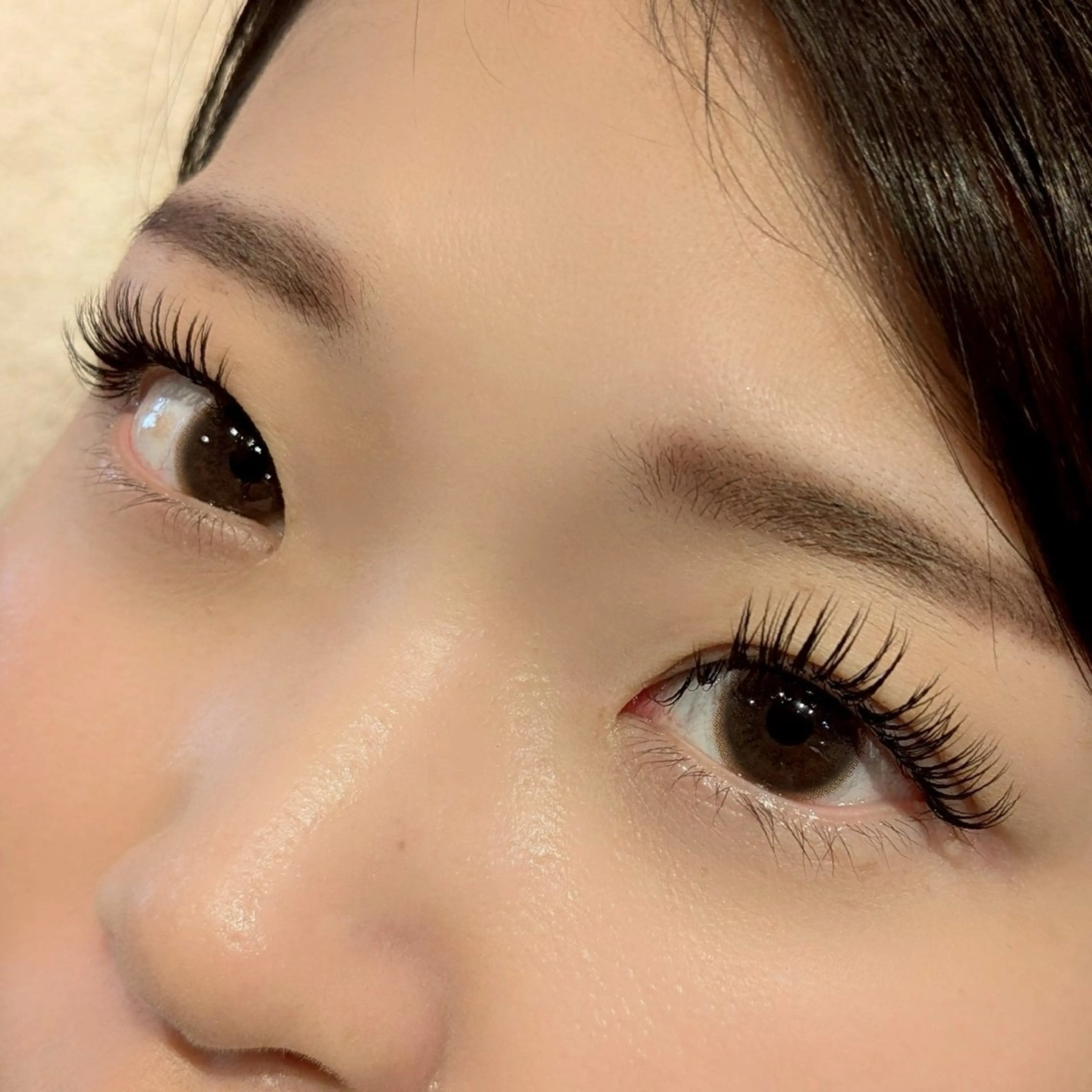 マツエク・マツパ 束感まつ毛 フラットラッシュ Bianca 名駅店 飯田のマツエク・マツパデザイン