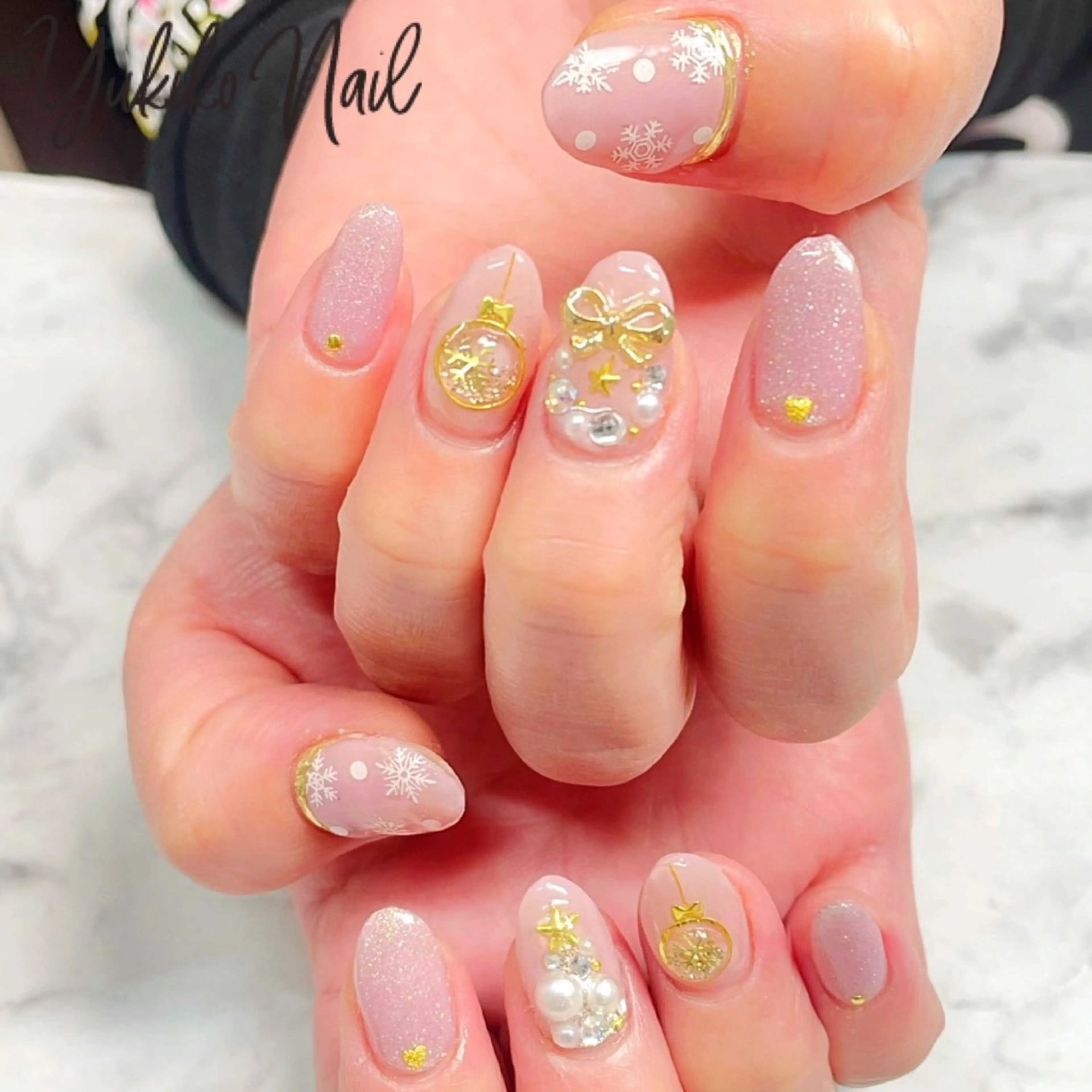 ネイル 冬ネイル クリスマス ユキコ ネイルのネイルデザイン