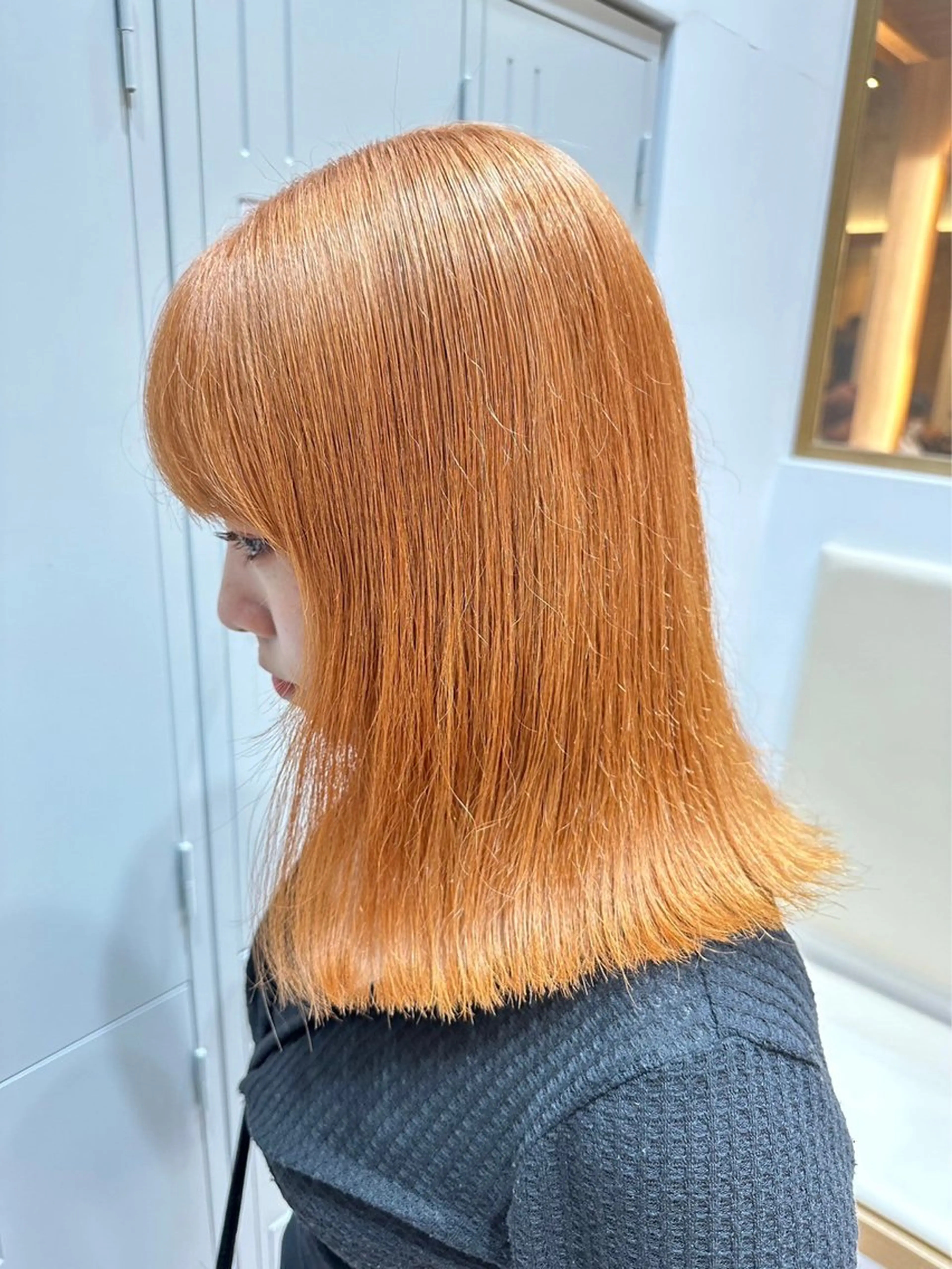 セミロング ピンクブラウン パープルカラー エクステ 髪質改善 ヘアカラー エクステ/髪質改善 🖤RYUSEI🖤のヘアスタイル