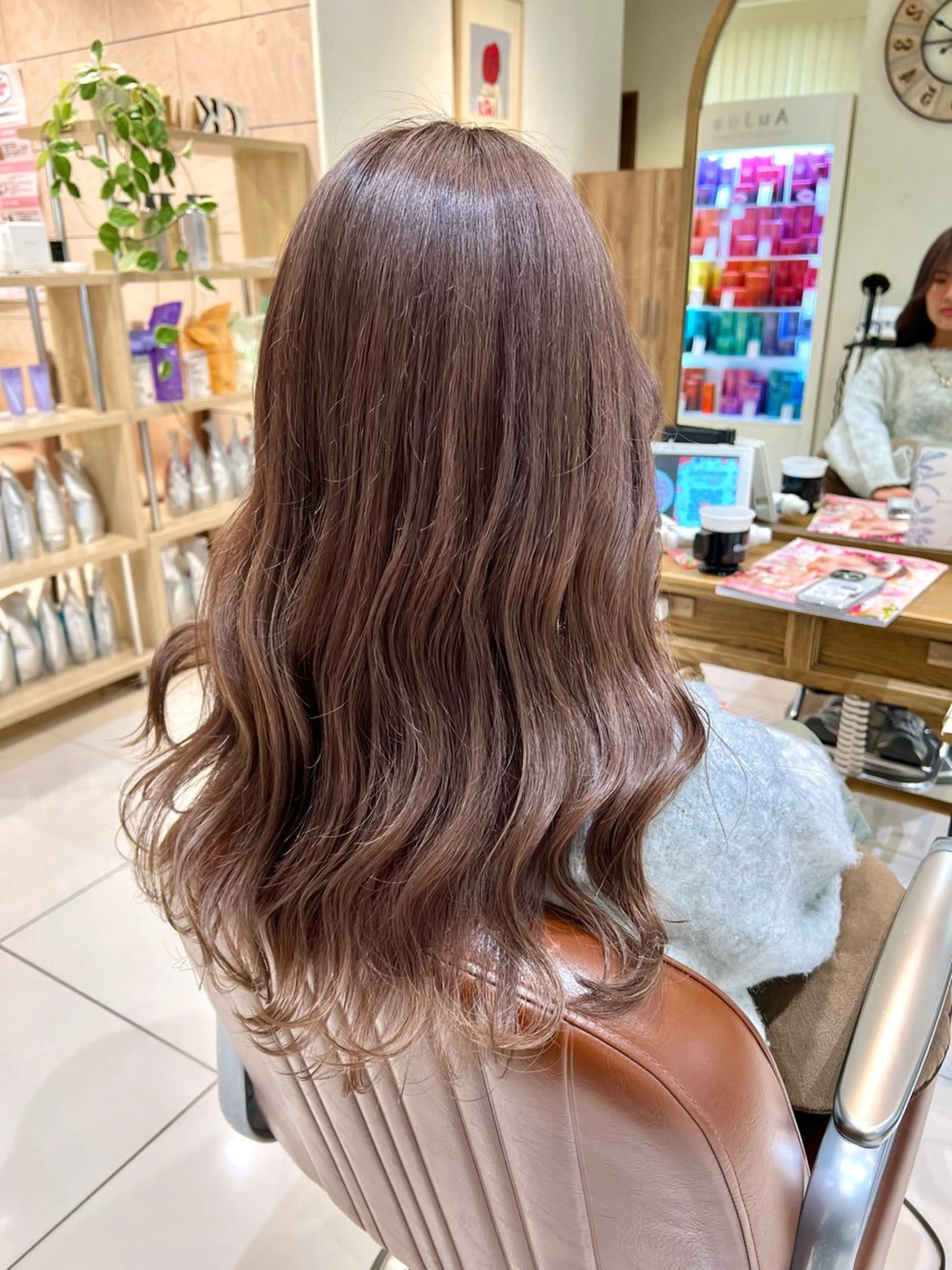 ロング カラー ヘアカラー トリートメント 🌞レイヤー×カラー 前川那津美🌞のヘアスタイル