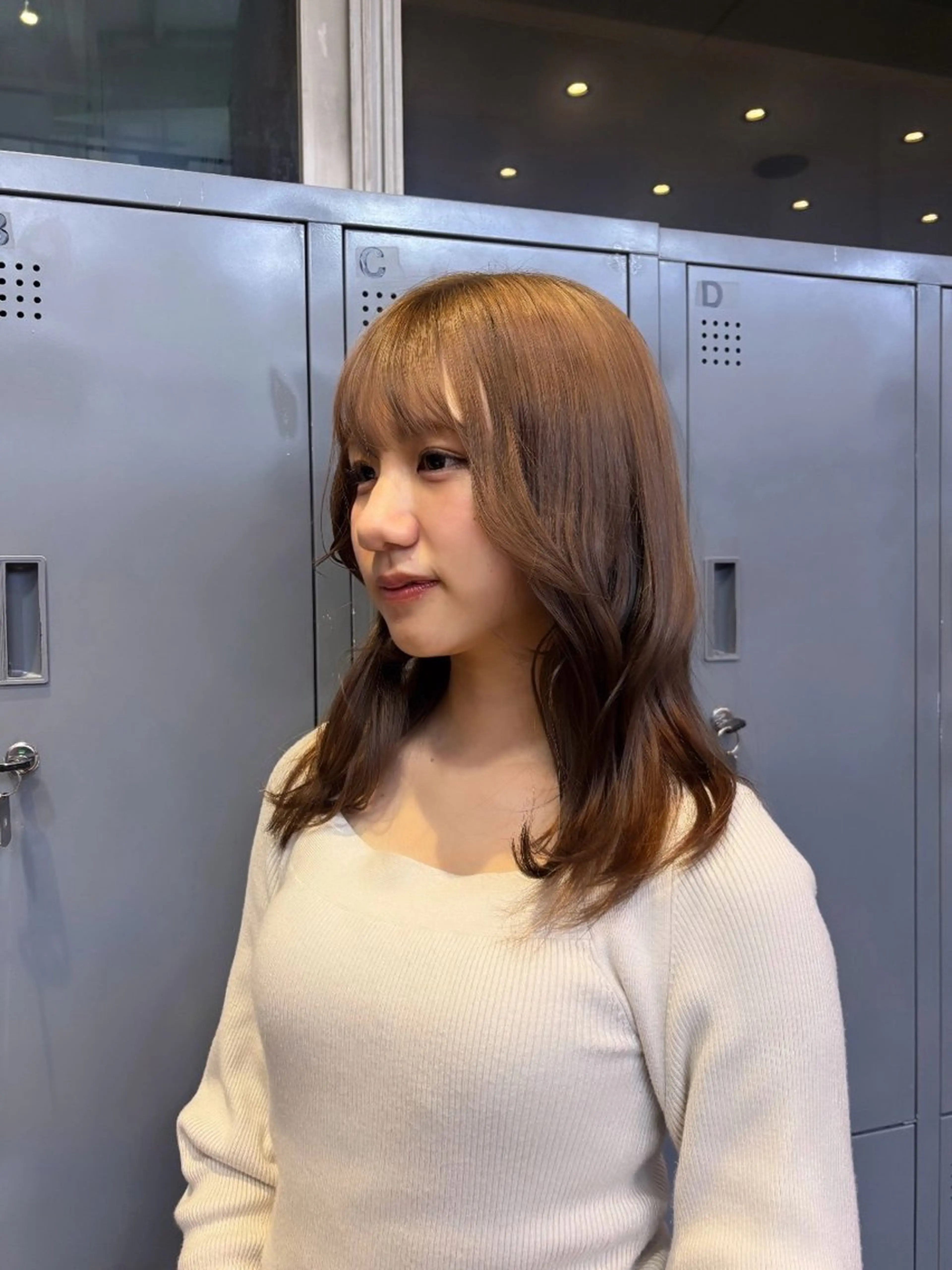 セミロング ☘️かわいいハイトー ン☘️nonokaのヘアスタイル