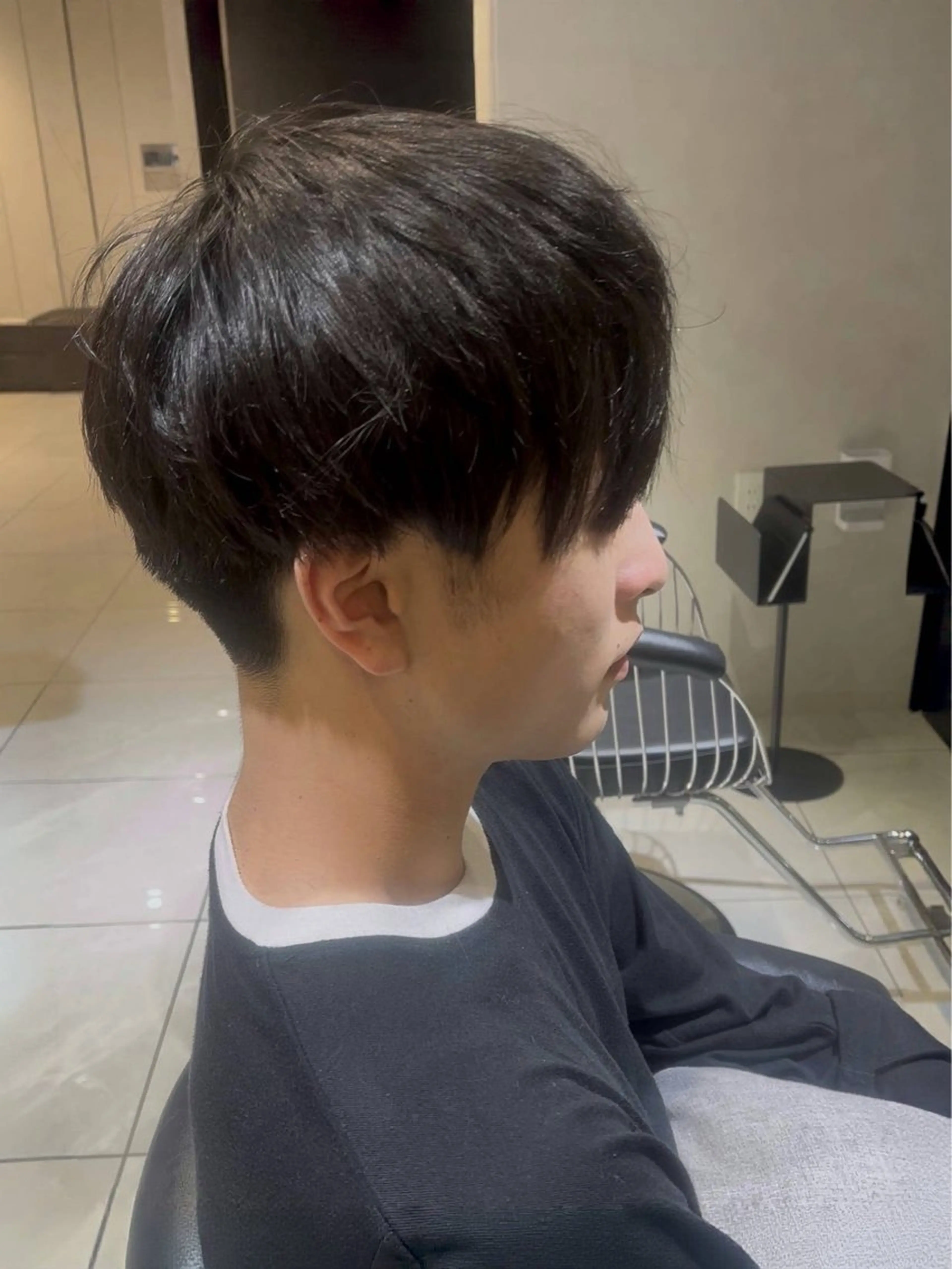 メンズ カット メンズセンターパート 🇰🇷wakanaのヘアスタイル