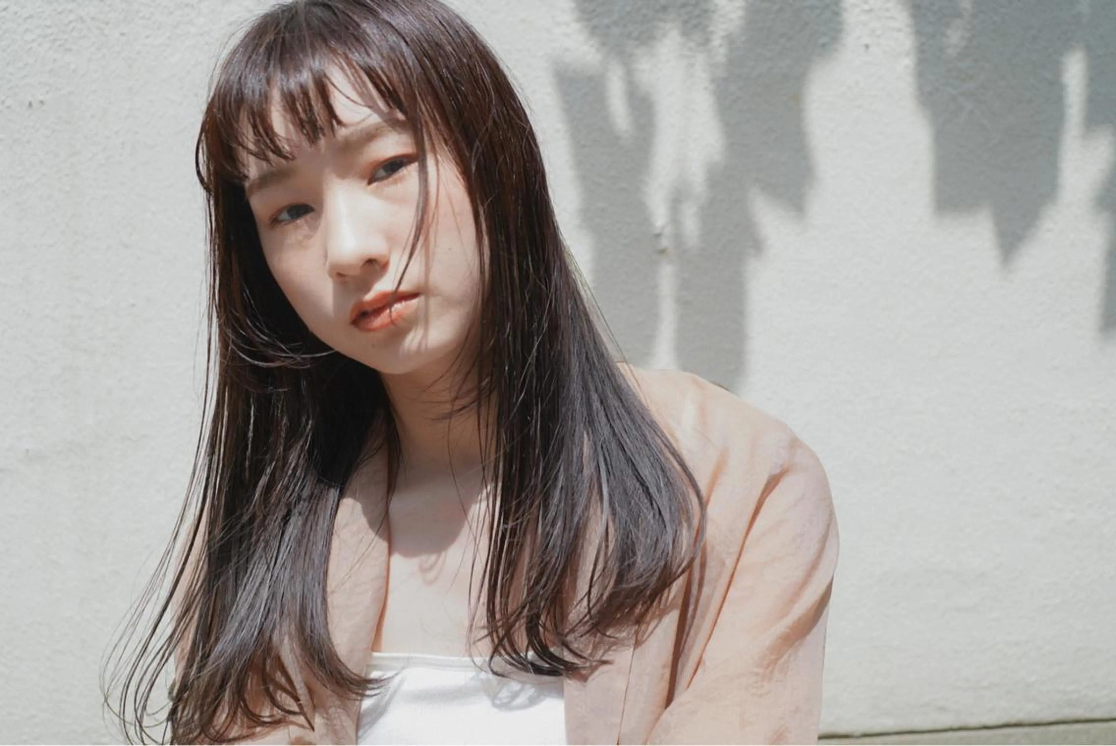 ロング 切りっぱなしボブ ボブ くせ毛 レイヤーカット ロング Spiel所属・Spiel ボブ/パーマのヘアスタイル