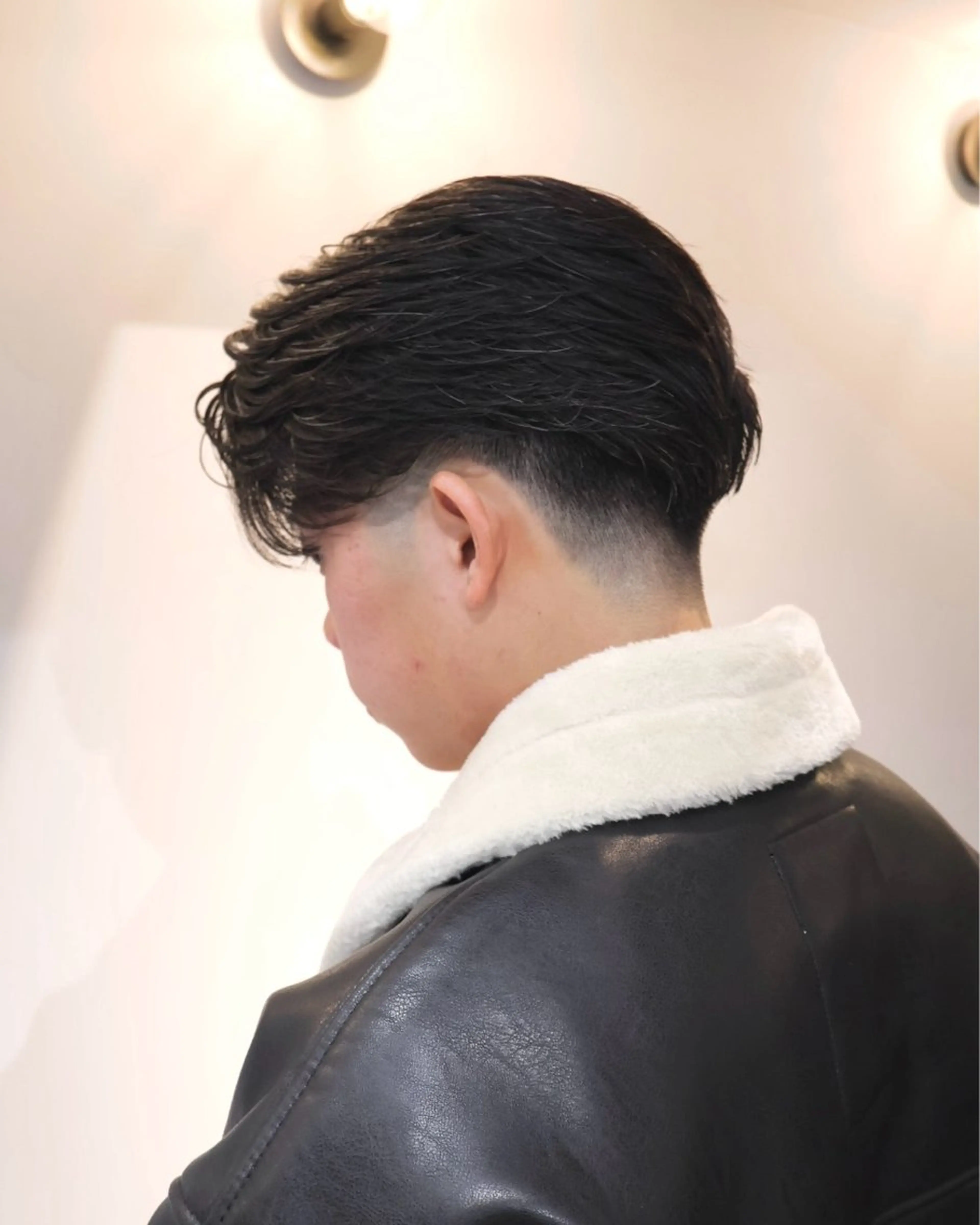 パーマ メンズ カット パーマ 心櫻/メンズパーマ/ ニュアンス/フェザーのヘアスタイル