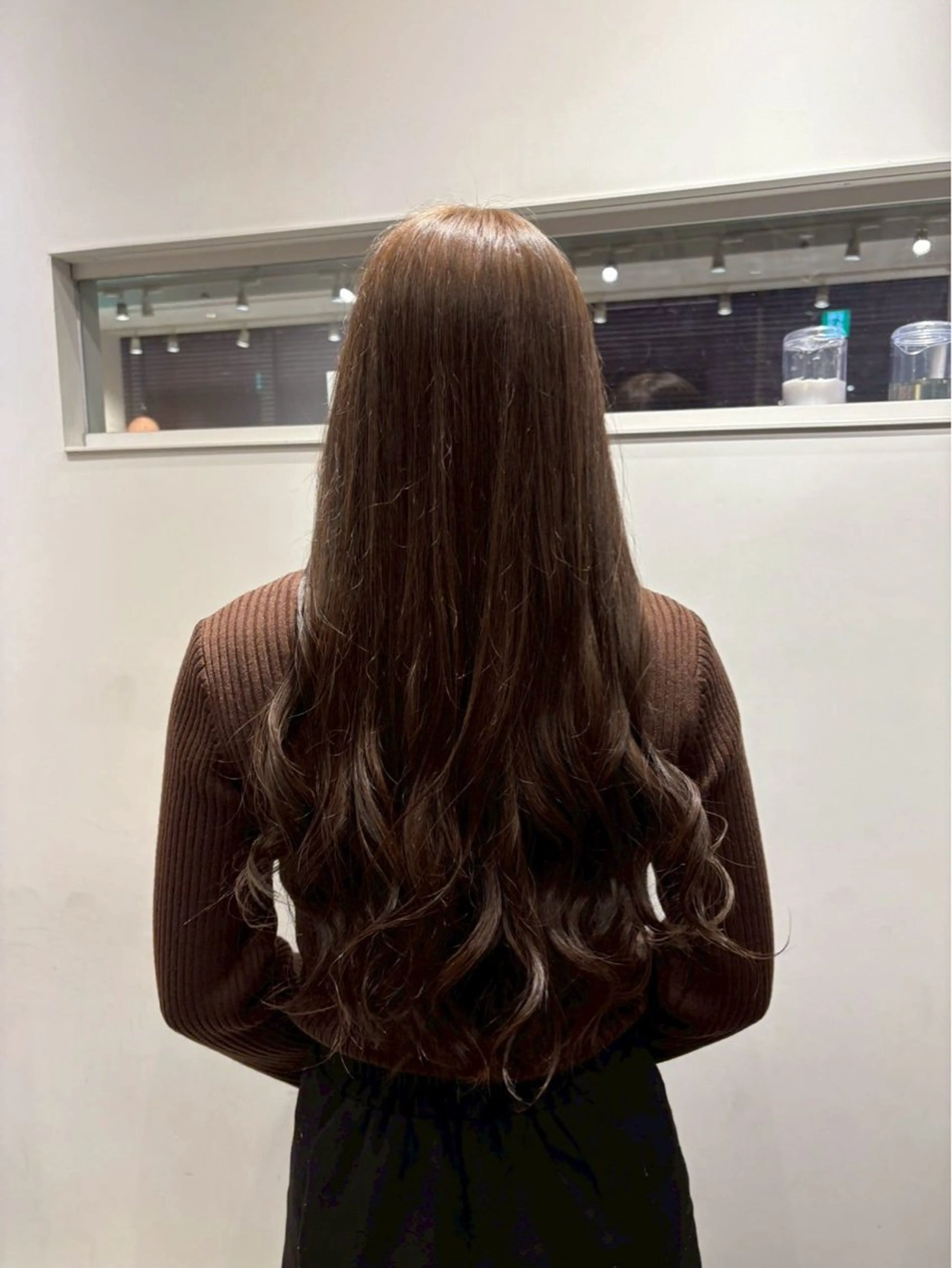 ロング カラー ブラウンカラー チョコレートブラウン S.COEUR×Cu 枚方T-SITE店所属・枚方/ブリーチモデル /パーマモデル募集のヘアスタイル