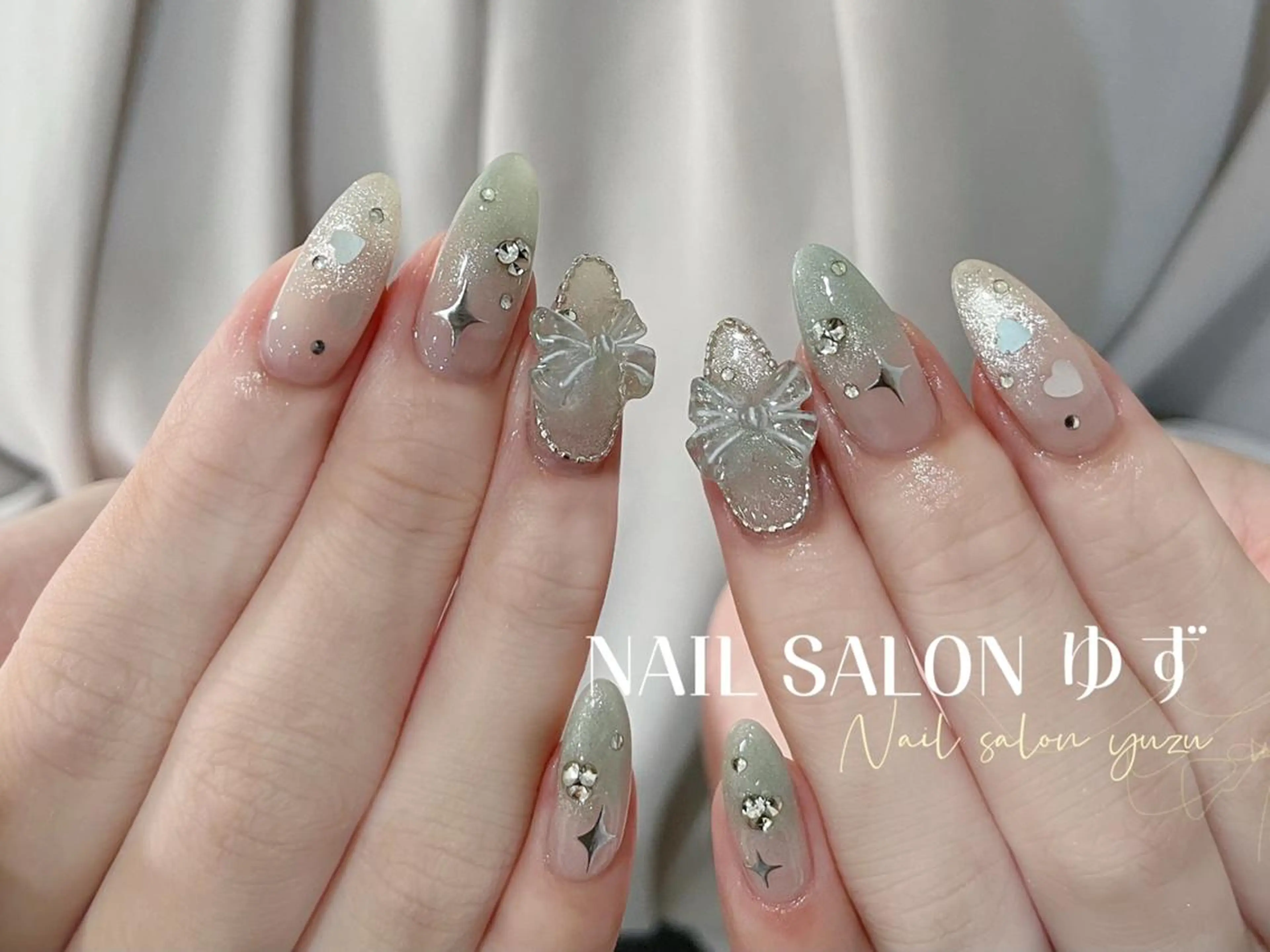 ネイル ハンドネイル MAKI💚💚💚 秋葉原.のネイルデザイン