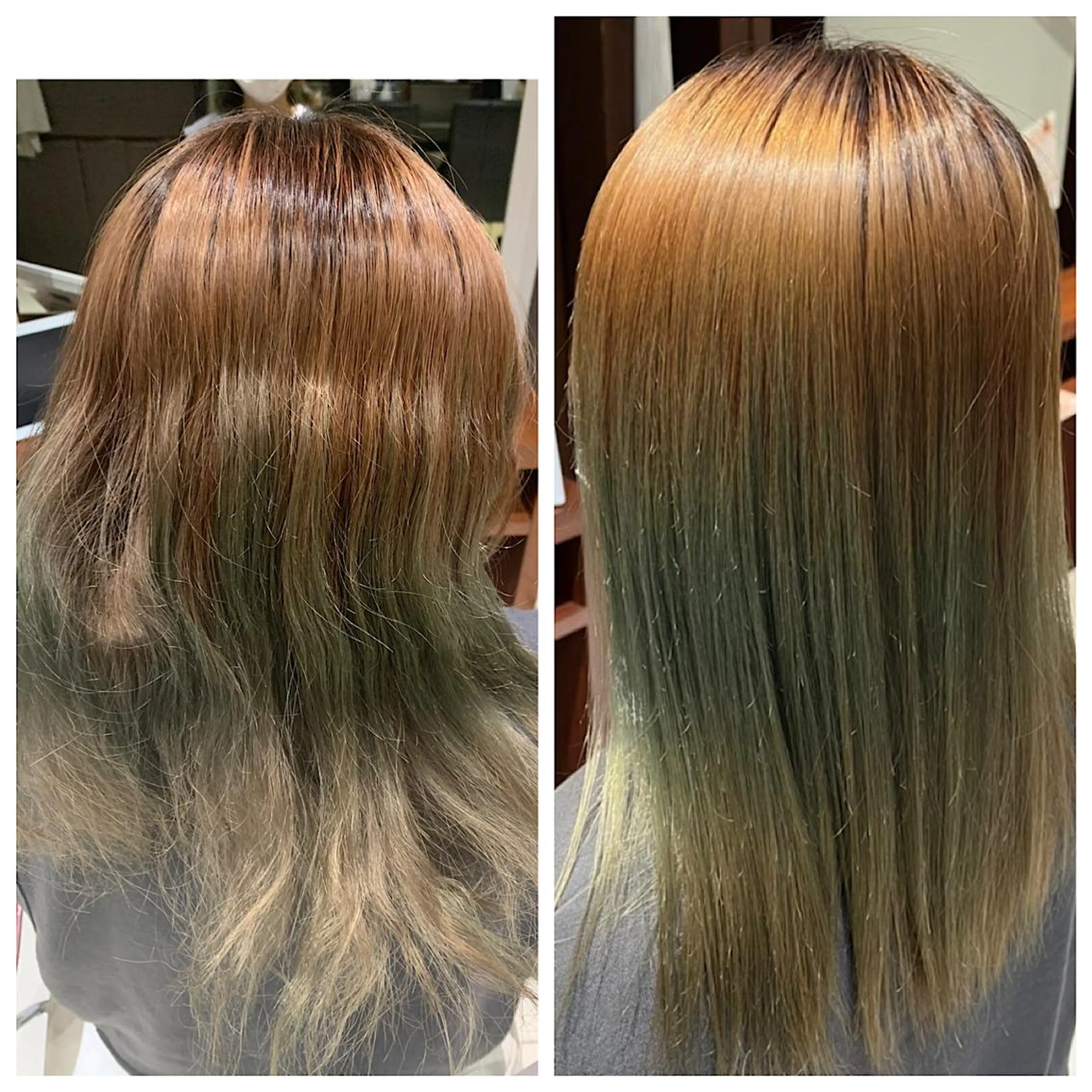 セミロング 髪質改善 髪質改善ストレート、 カラー清野雄大のヘアスタイル