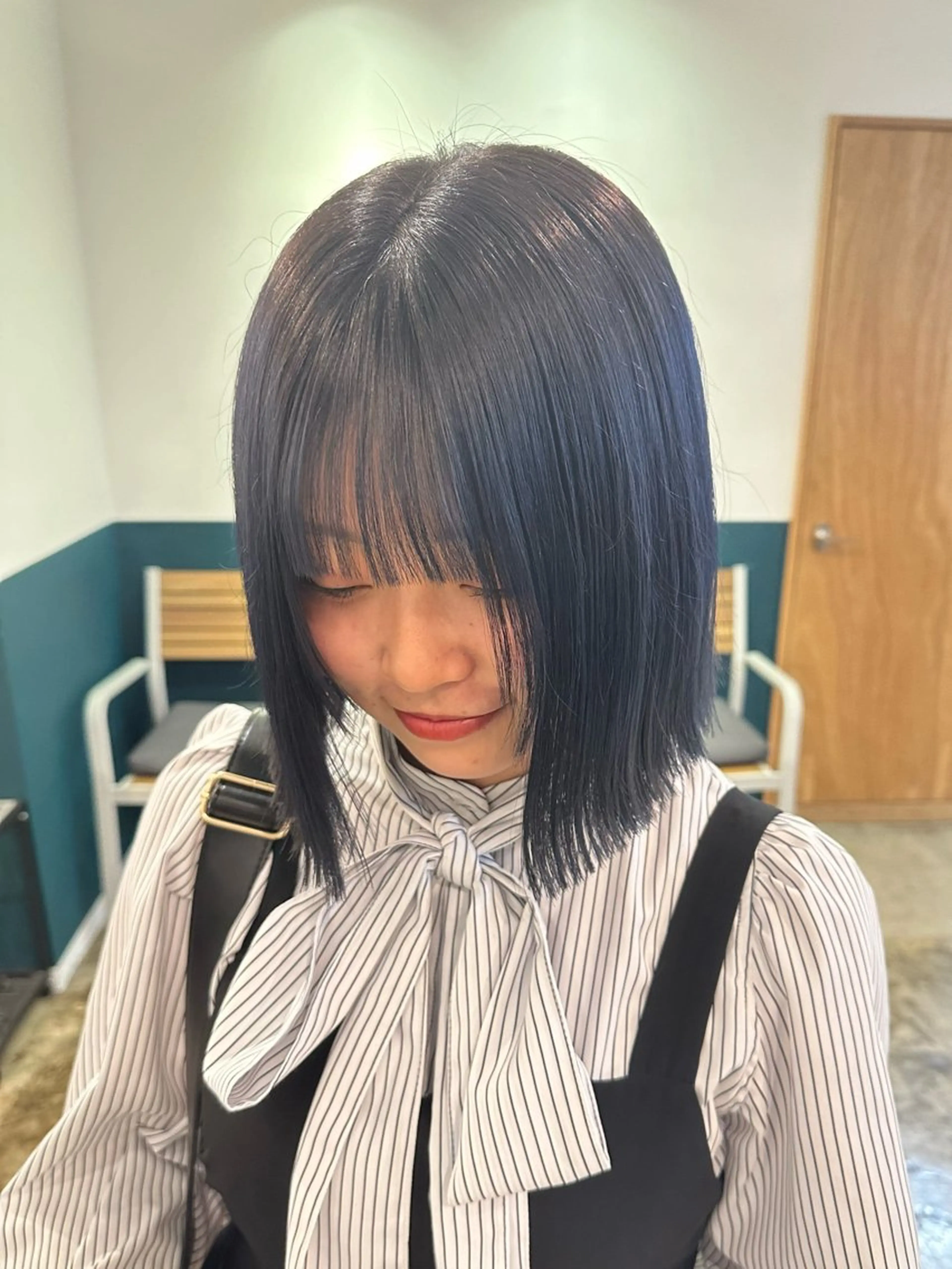 ミディアム ボブ 外ハネヘア ボブ特化美容師 /荒井悠葵のヘアスタイル