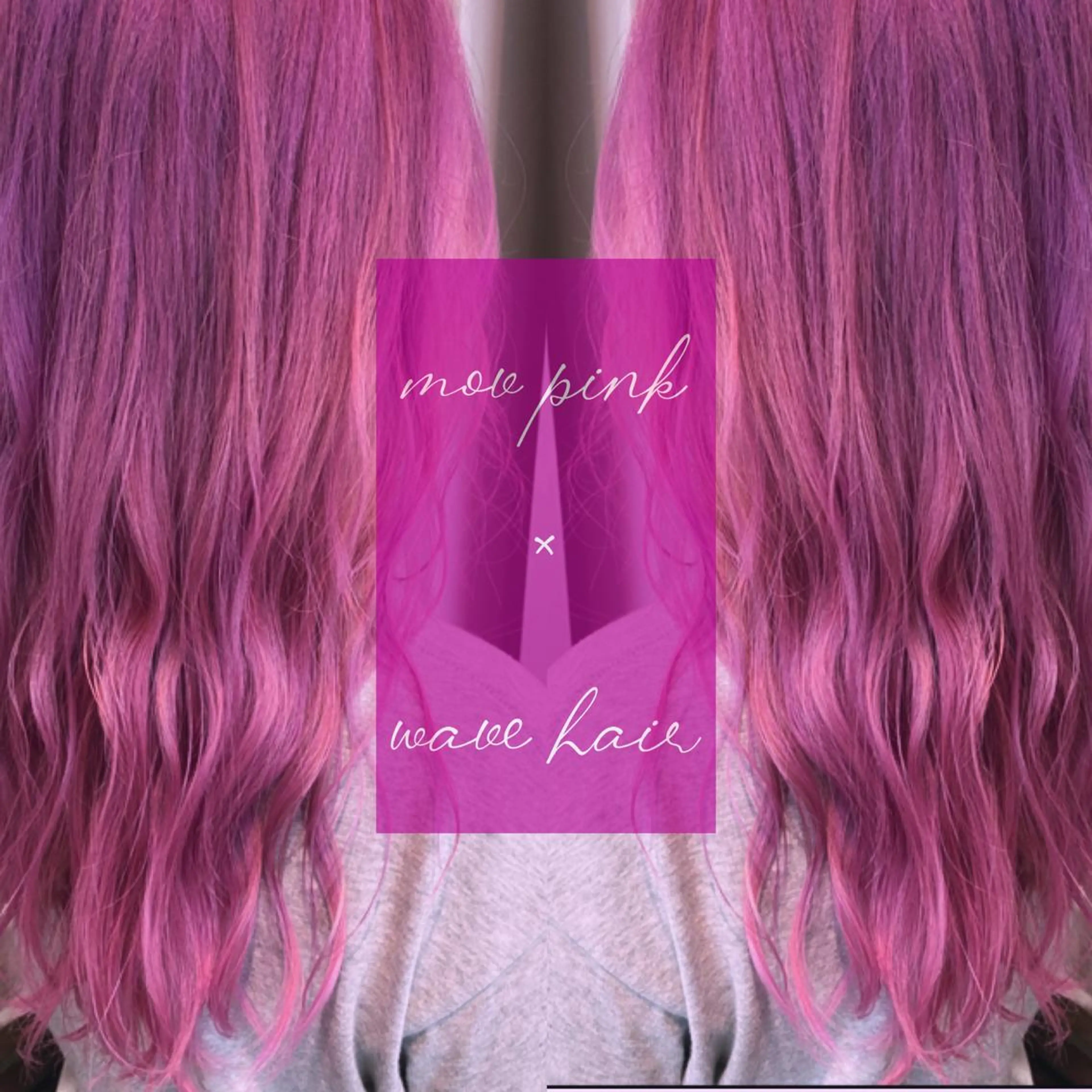 ロング カラー ピンクカラー 川越 輝梨奈のヘアスタイル