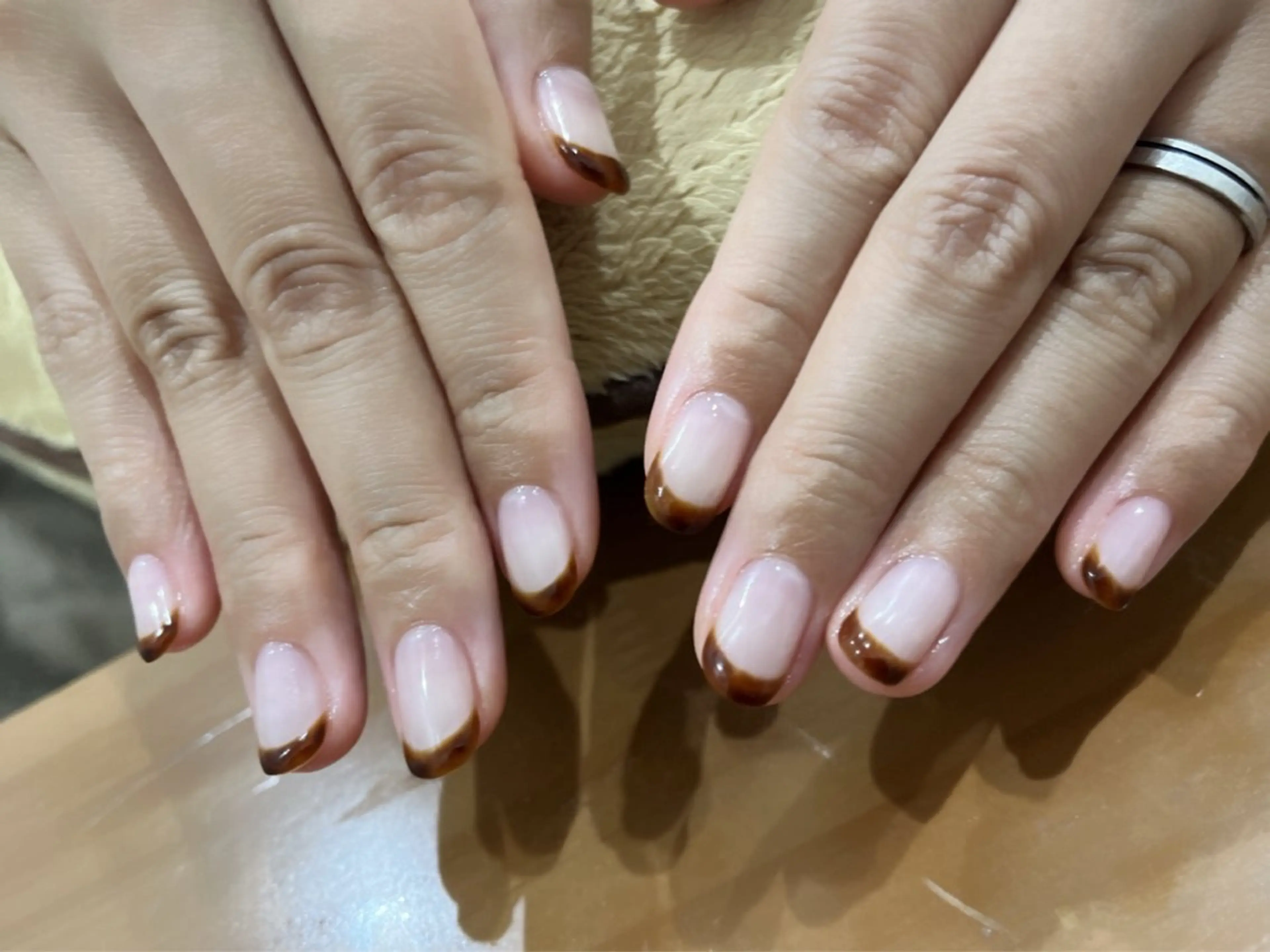 ネイル べっ甲ネイル フレンチネイル ハンドネイル 中川 愛理のその他イメージ