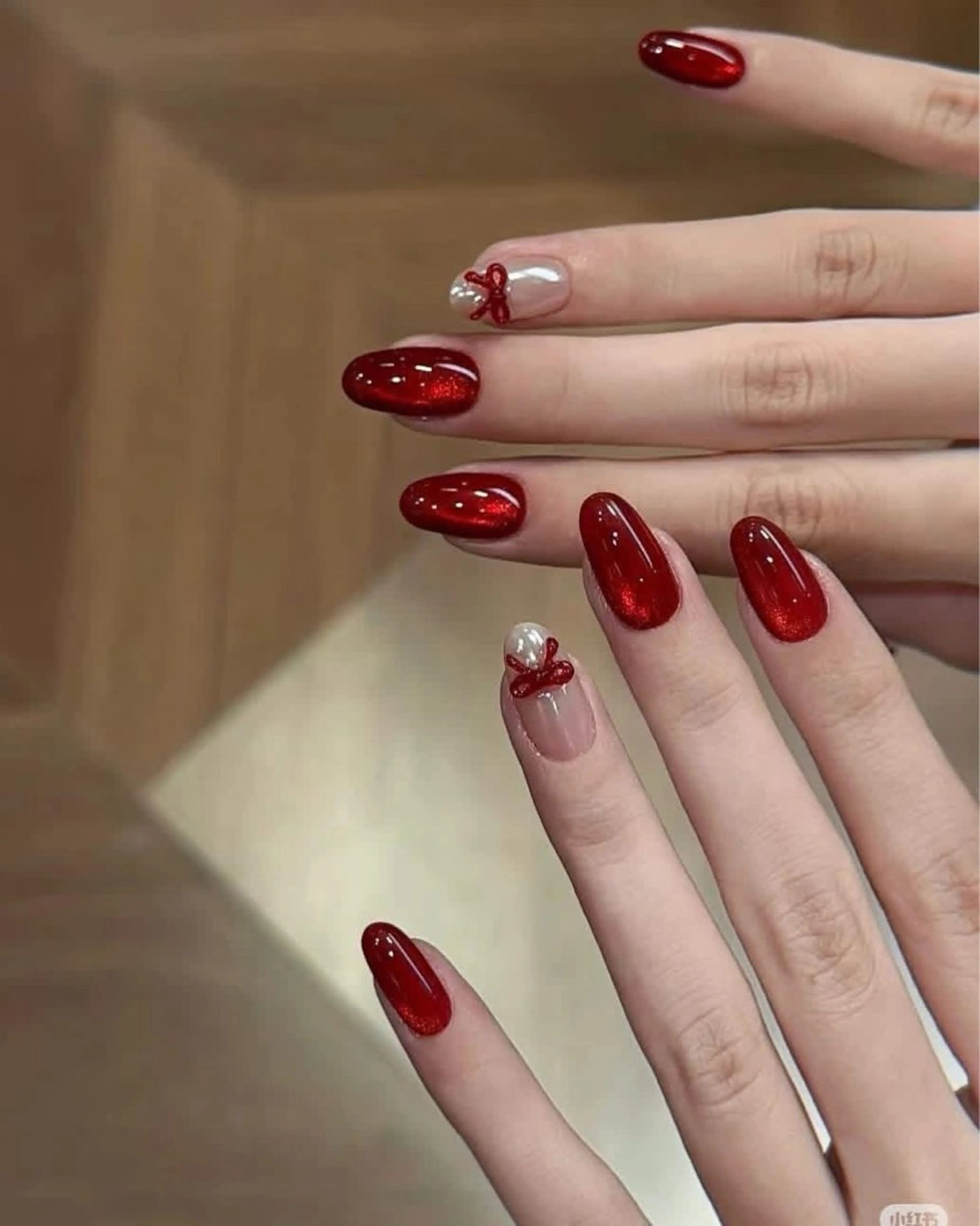 ネイル オーロラネイル チークネイル フットネイル フレンチネイル 韓国ネイル ハンドネイル Lumi Nailのネイルデザイン