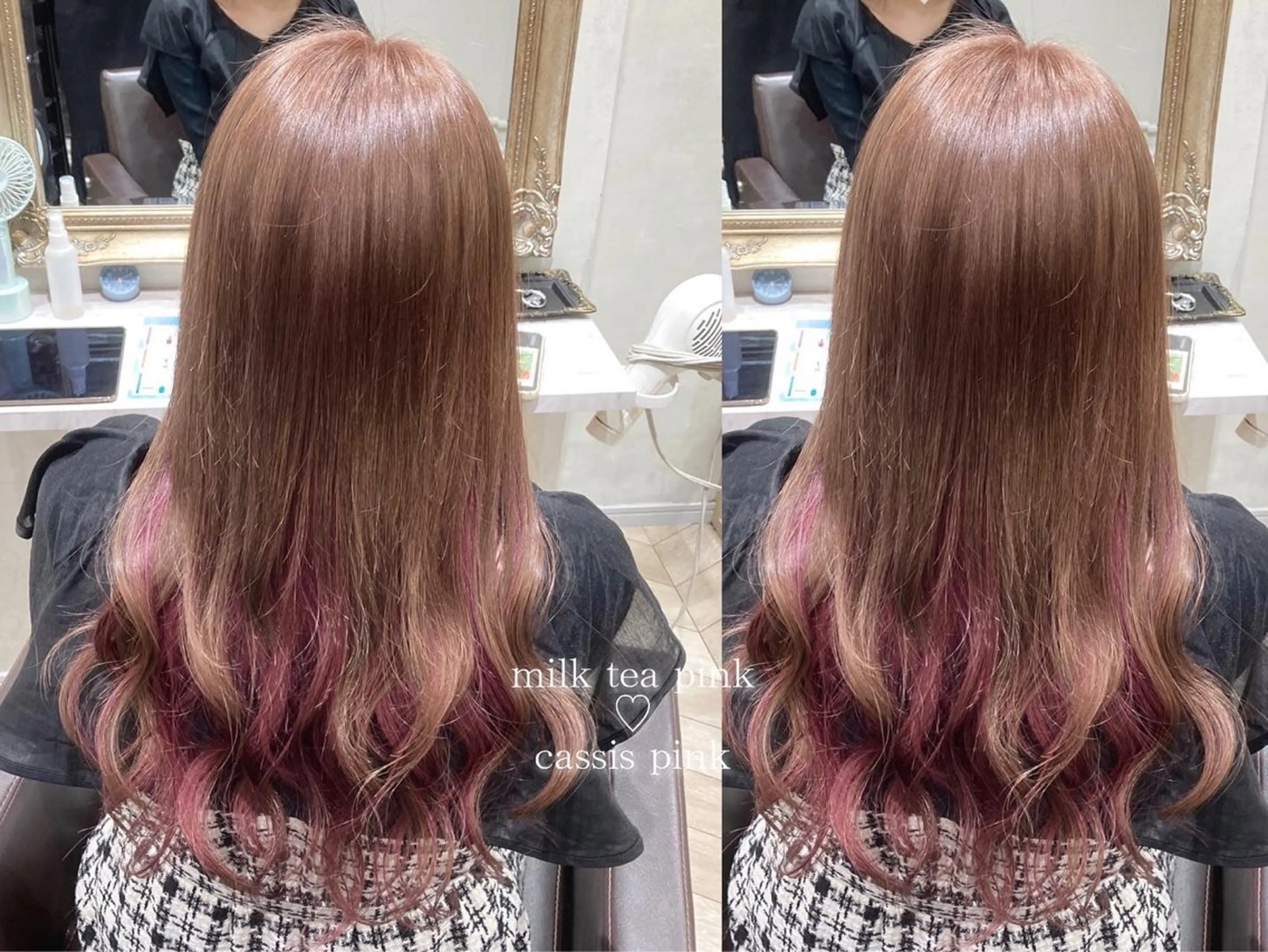 ロング カラー ブリーチ 菅村 緋莉🎀ガーリーヘアのヘアスタイル