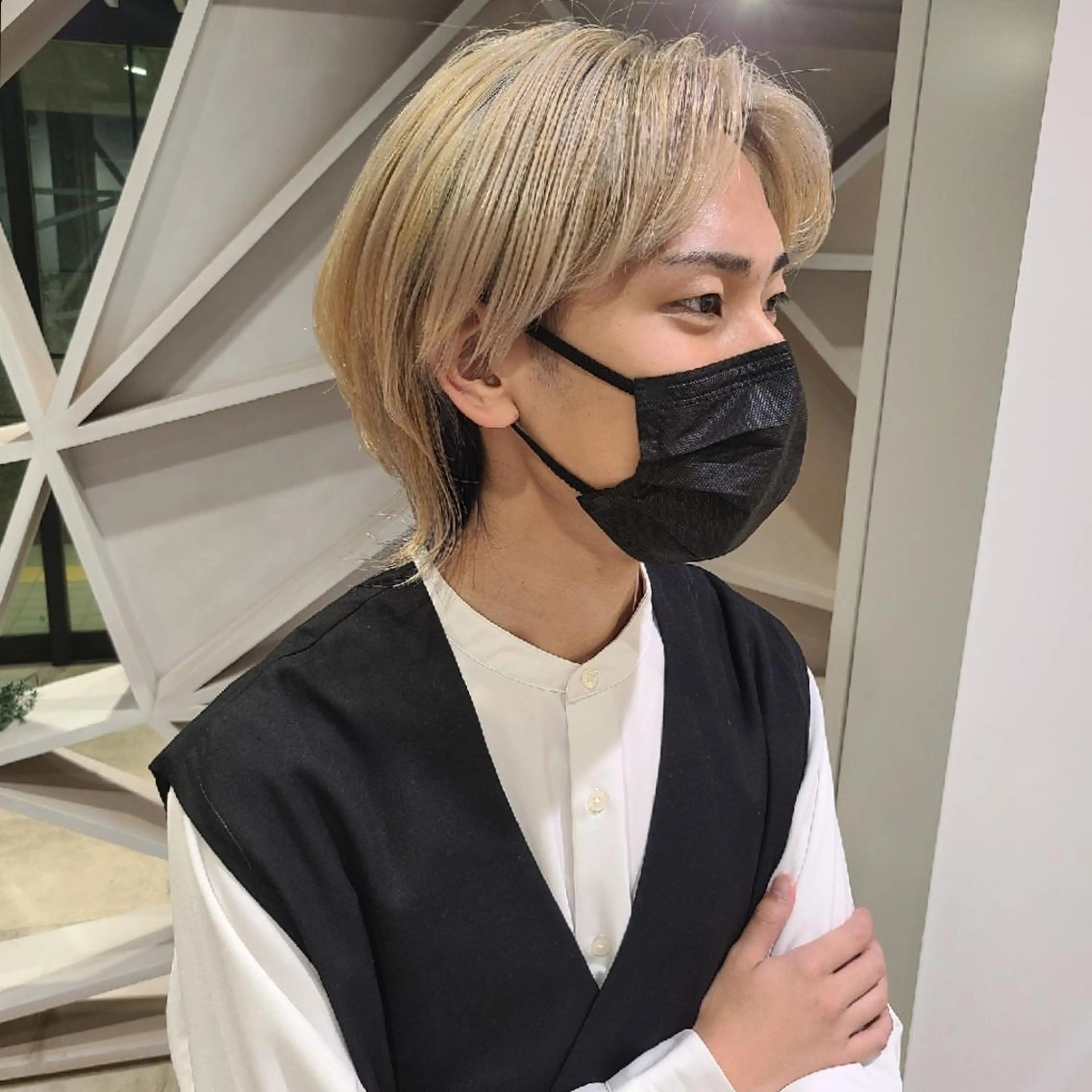 メンズ 佐々木 美玖のヘアスタイル