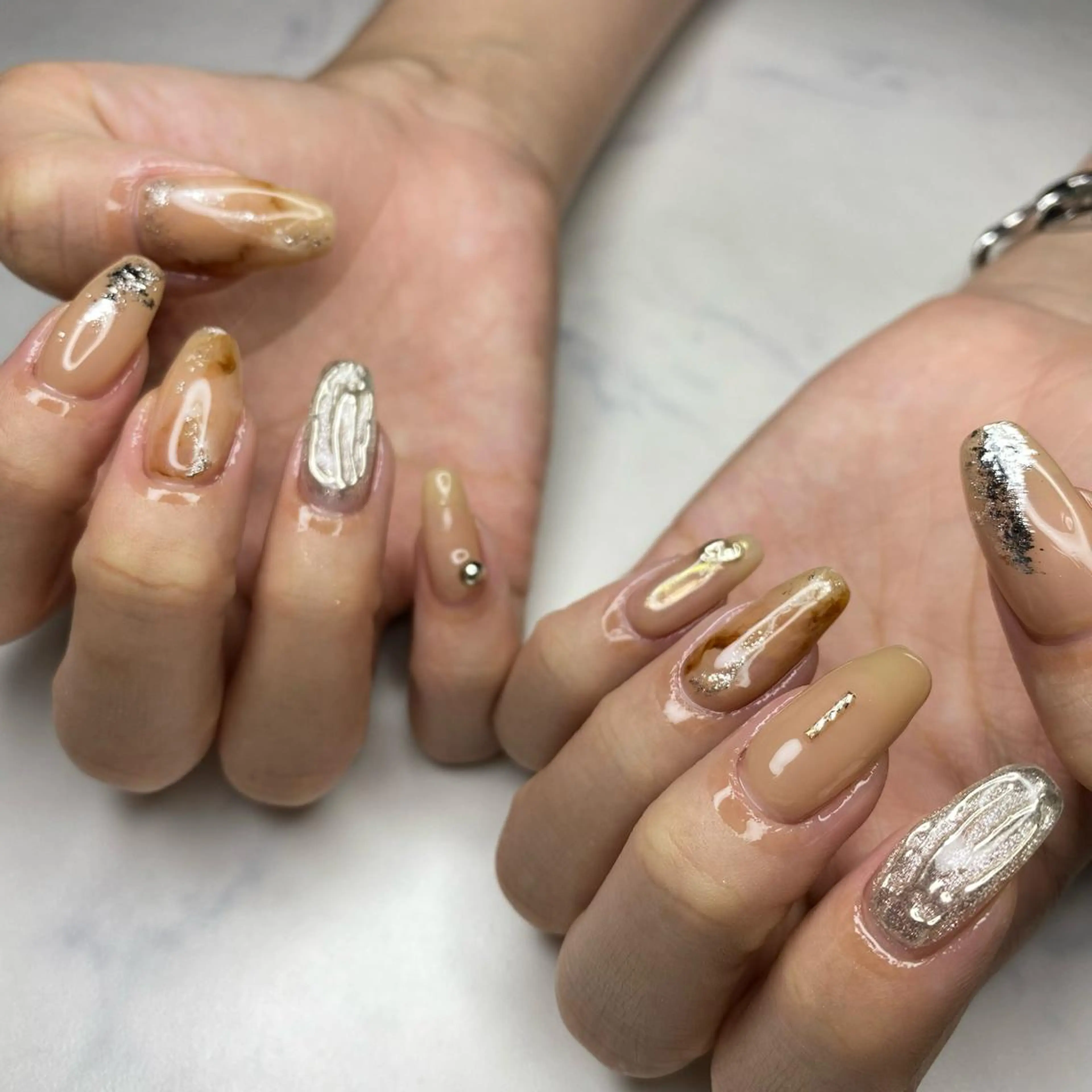 ネイル ニュアンスネイル C. 👑itoのマツエク・マツパデザイン