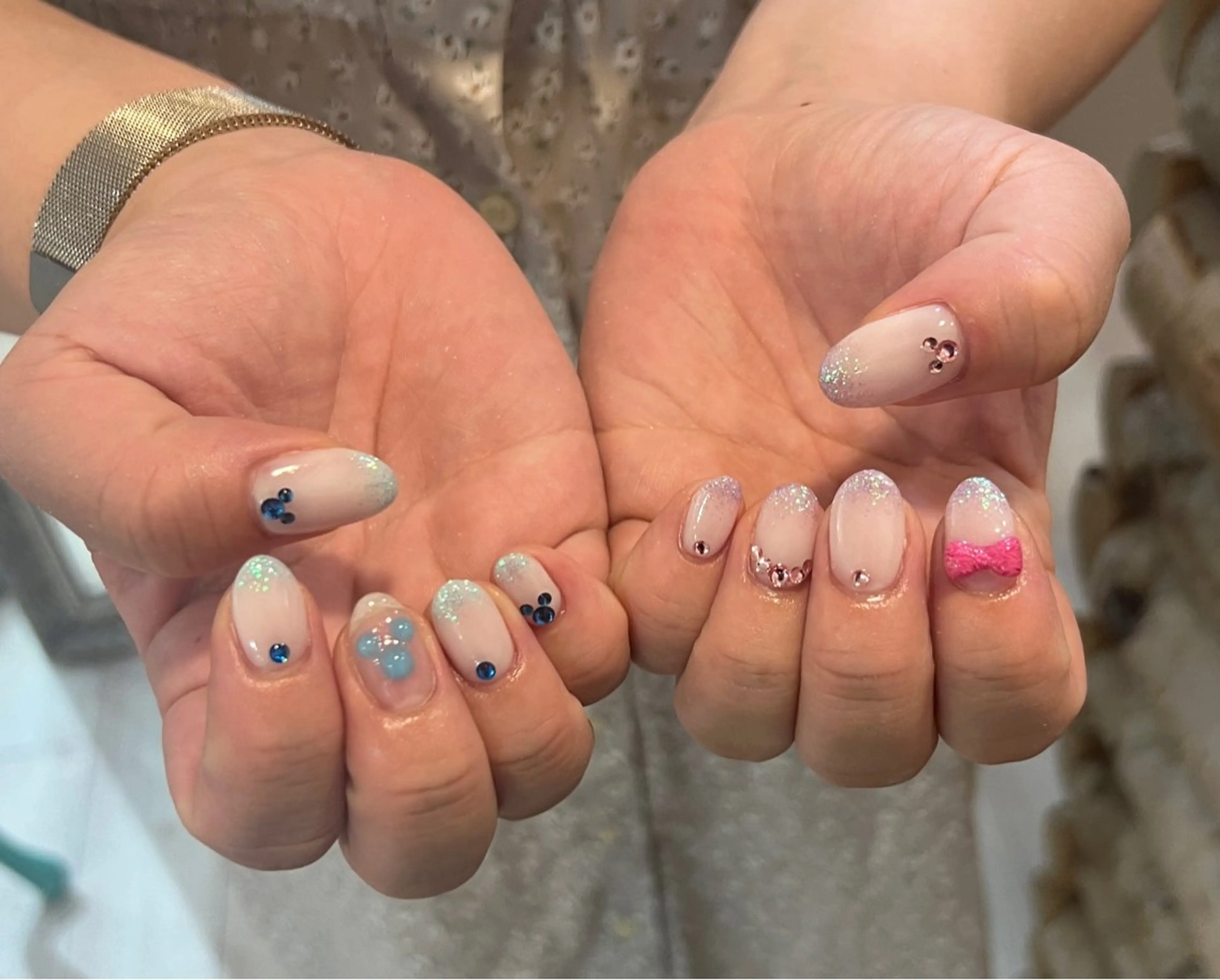 ネイル 持ち込み いちじゅう あおいのネイルデザイン