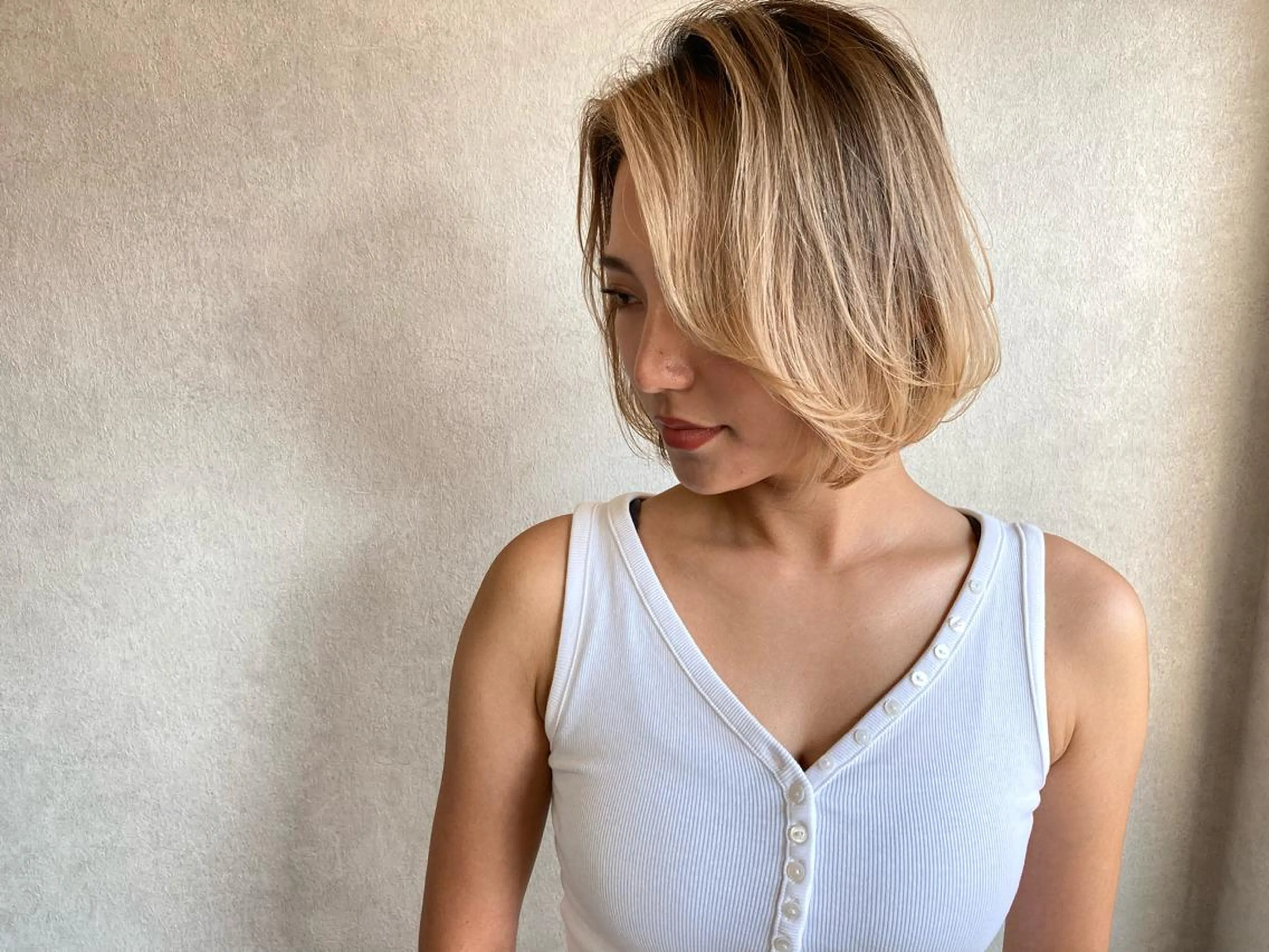 ショート カラー パーマ Rowel所属・Rowel ローウェルのヘアスタイル