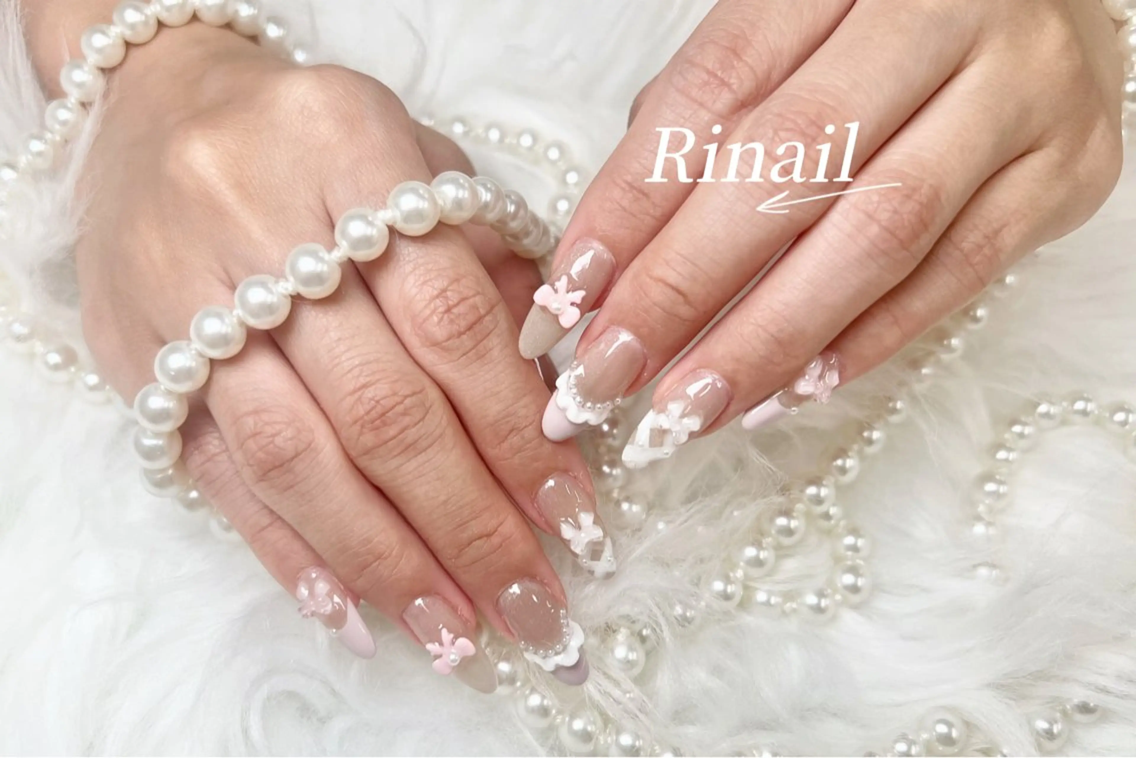 ネイル アートネイル チークネイル 長さ出し フラッシュネイル フットネイル ハンドネイル フットネイル ハンドケア YK Rinのネイルデザイン