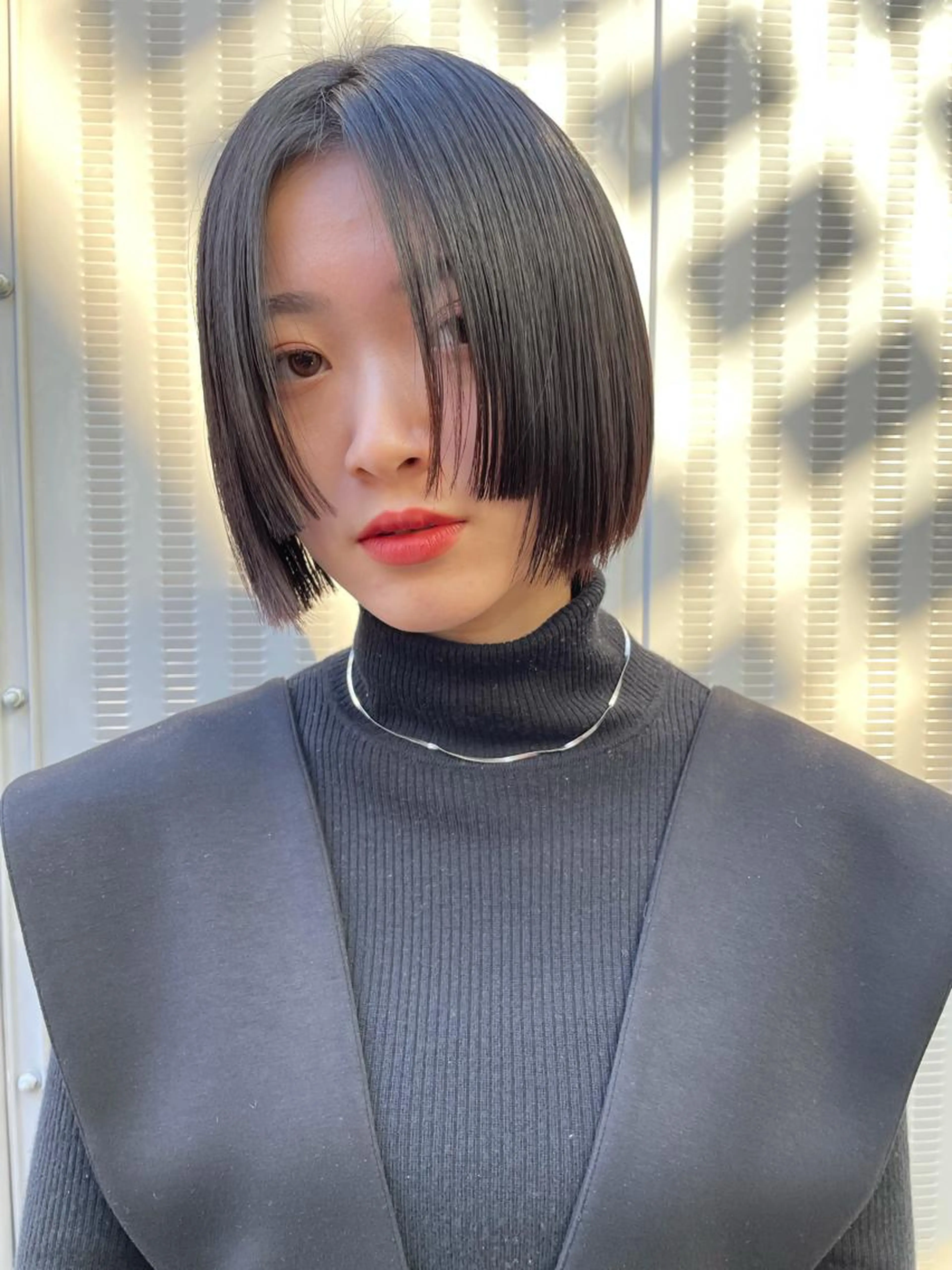 🍎【似合わせカット】🍎カット+2stepTR 【ミニボブ】【ウルフカット】の写真