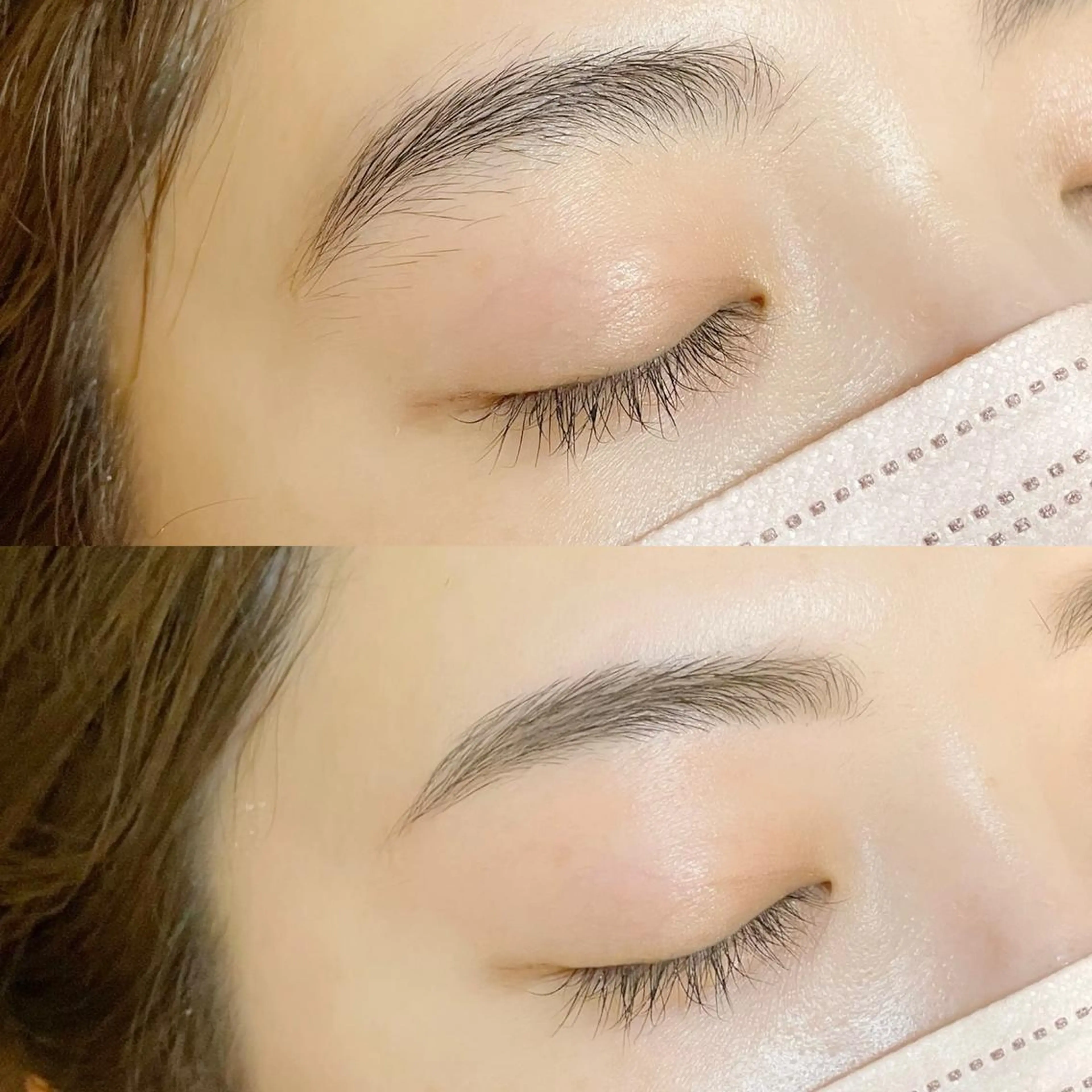 アイブロウ 眉毛ワックス脱毛 shiro所属・tomita sanaeのマツエク・マツパデザイン