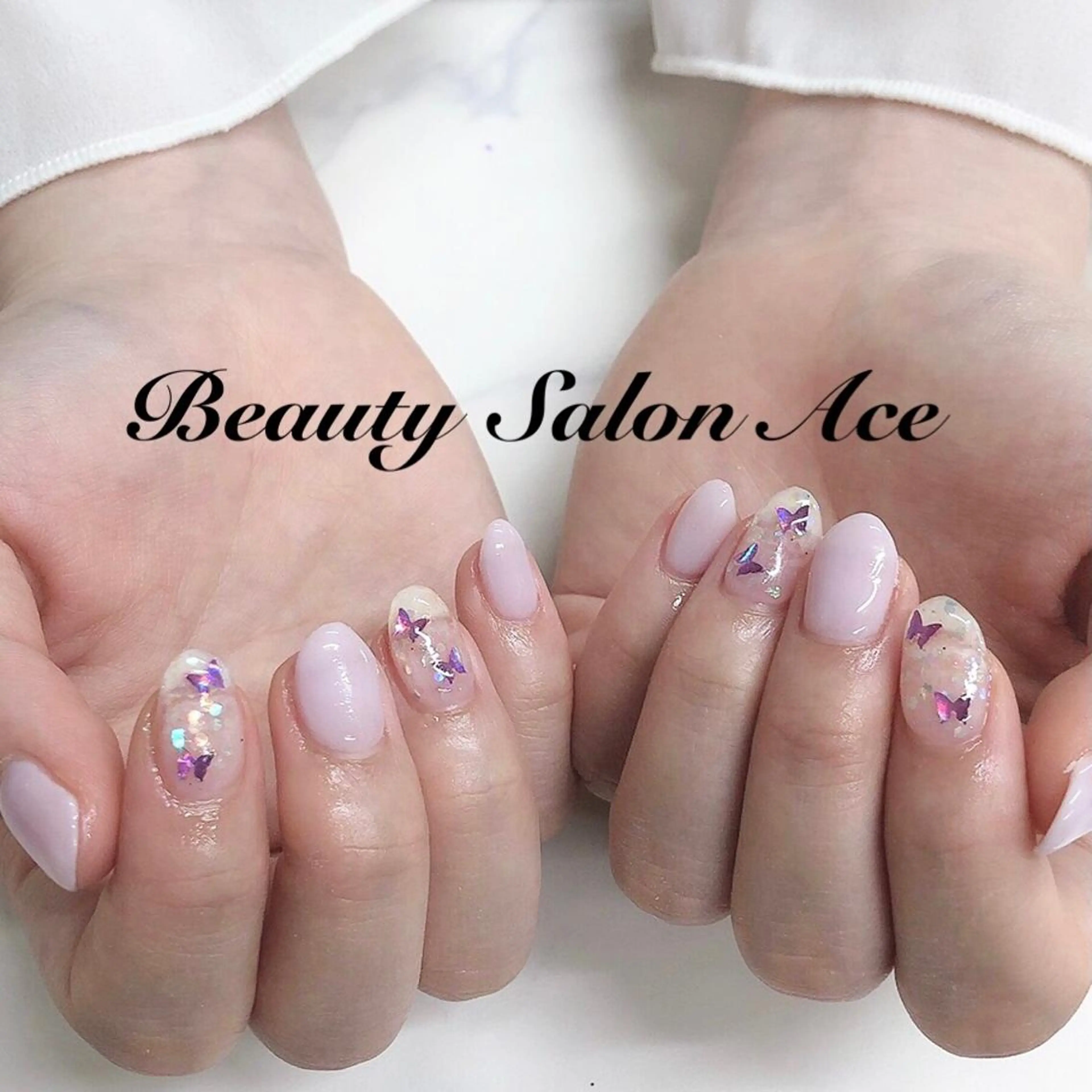 ネイル アートネイル ジェルネイル メンズネイル ハンドネイル ハンドケア Beauty Salon Ace（ネイルサロン　エース）所属・池袋フィルイン Ace♡長さだしのネイルデザイン