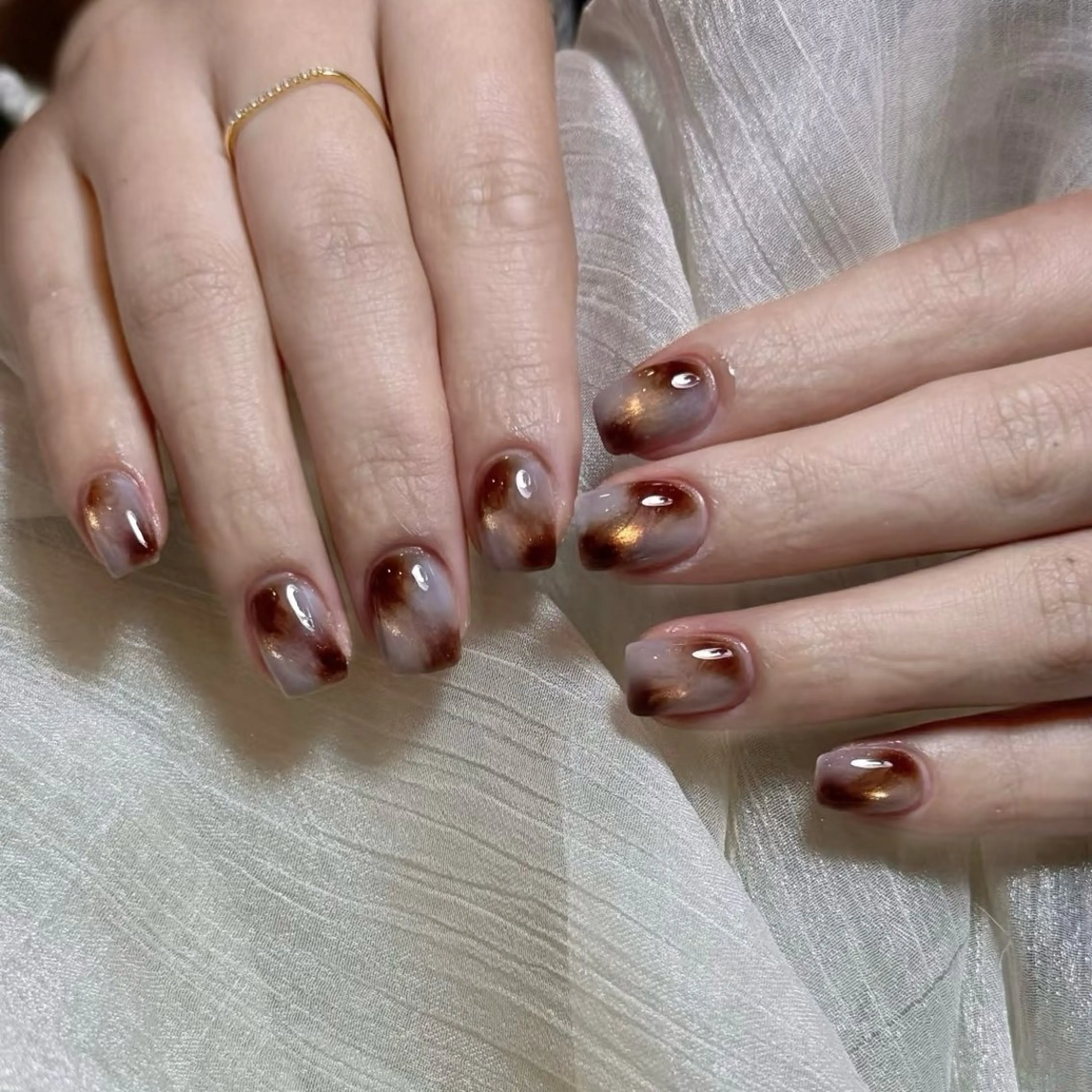 ネイル ニュアンスネイル パラジェル＆フィルイン専門店 joynow【ジョイナウ】所属・ネイリスト ミクのネイルデザイン