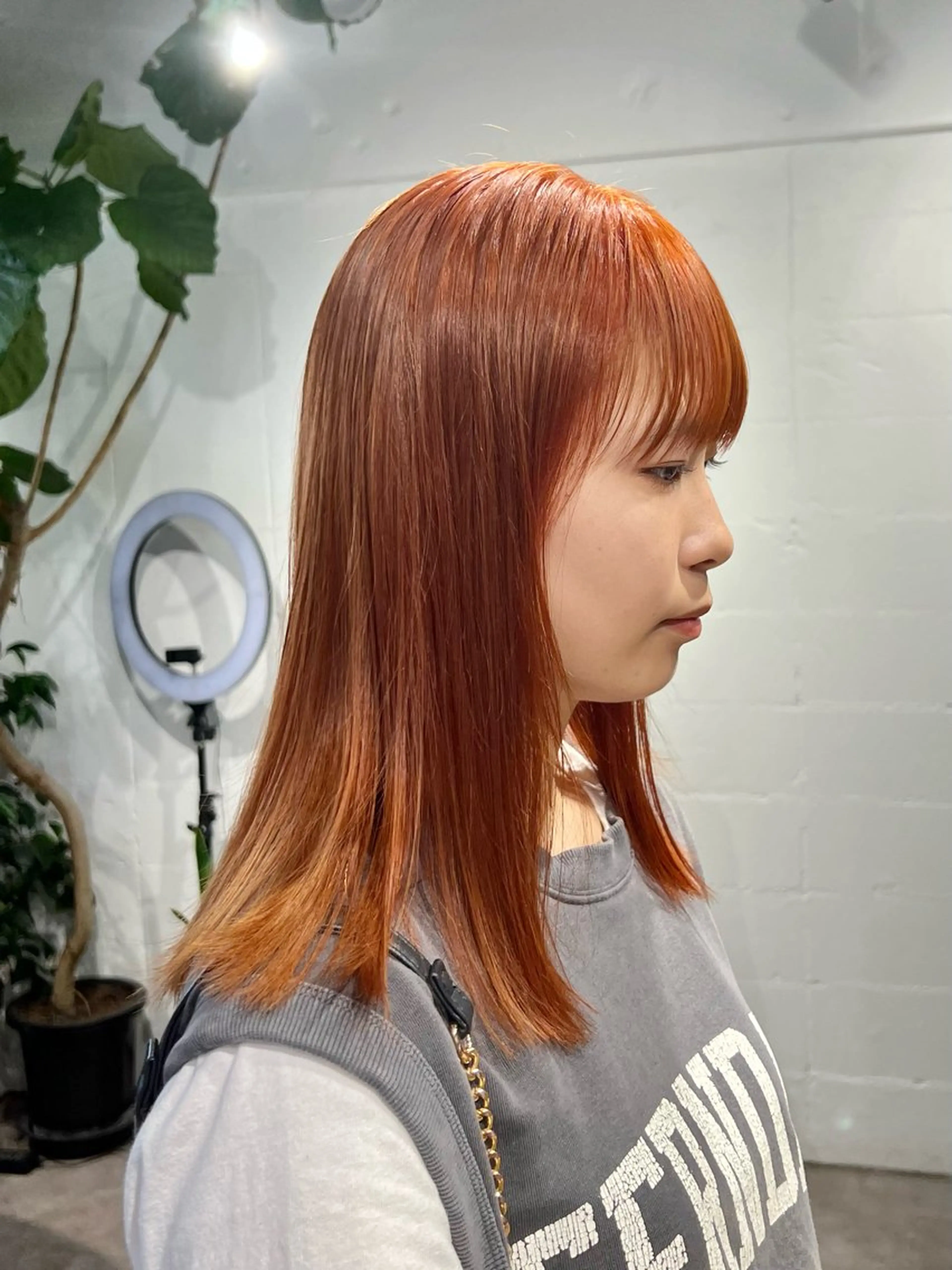 ミディアム ヘアカラー tokute Takahashiのヘアスタイル