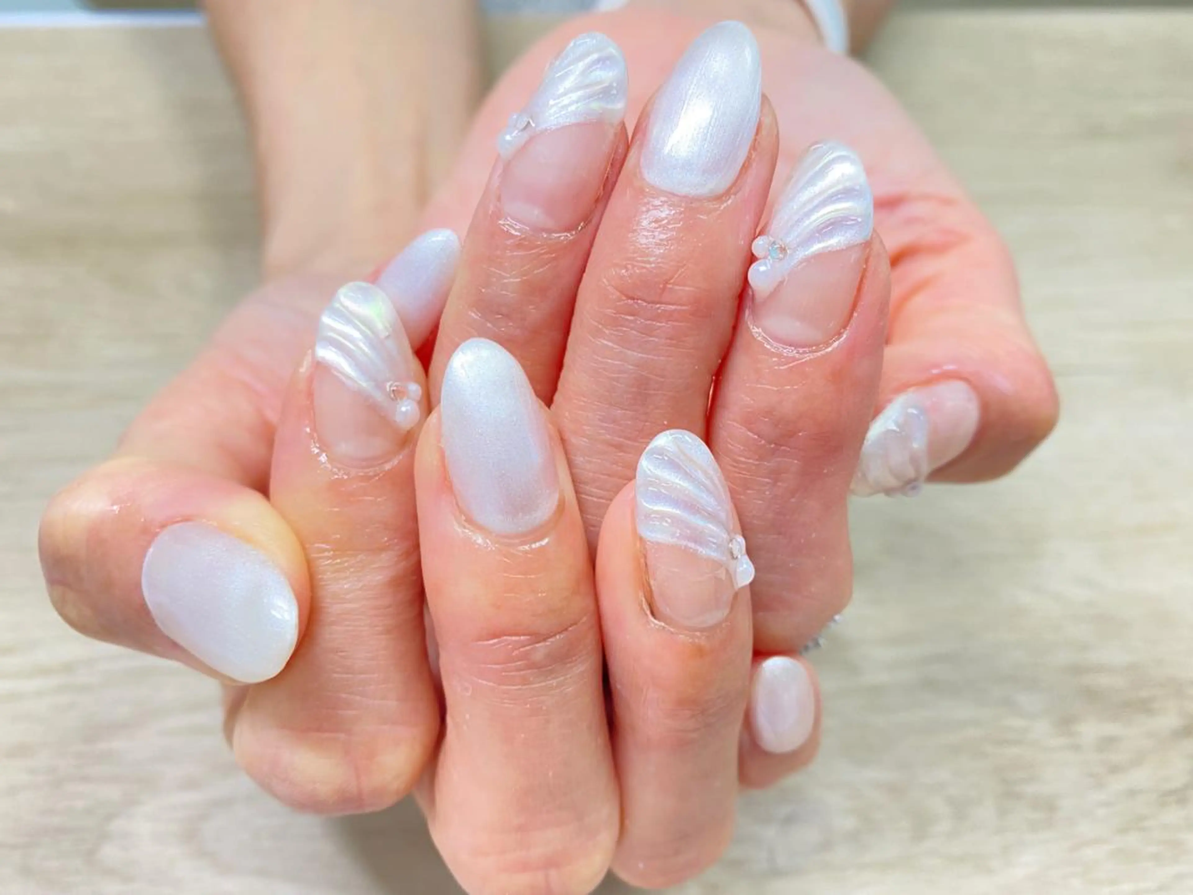 カラグラorフレンチ2本ずつアートの写真