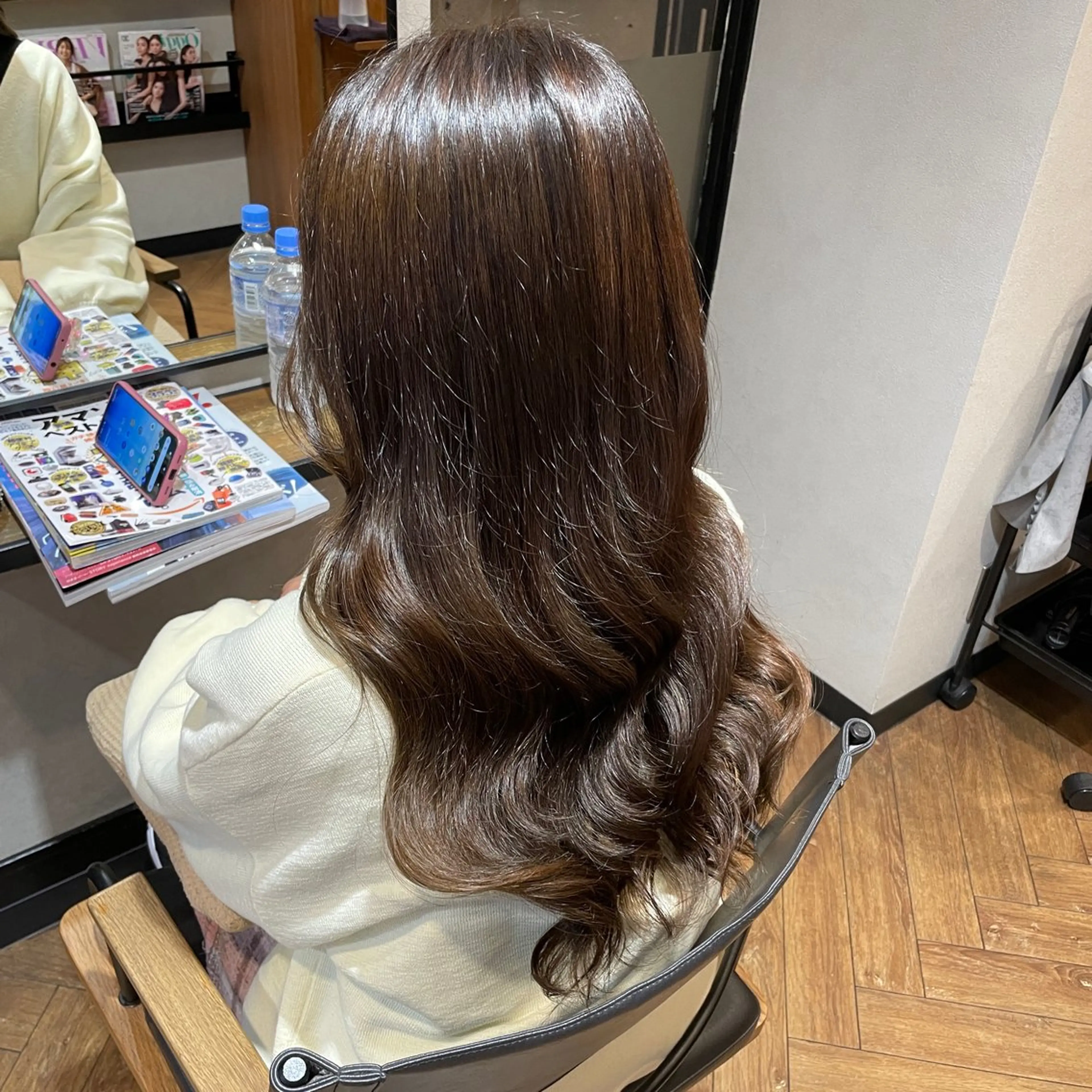 ロング カラー ベージュカラー 透明感カラー 木寺 樹莉のヘアスタイル