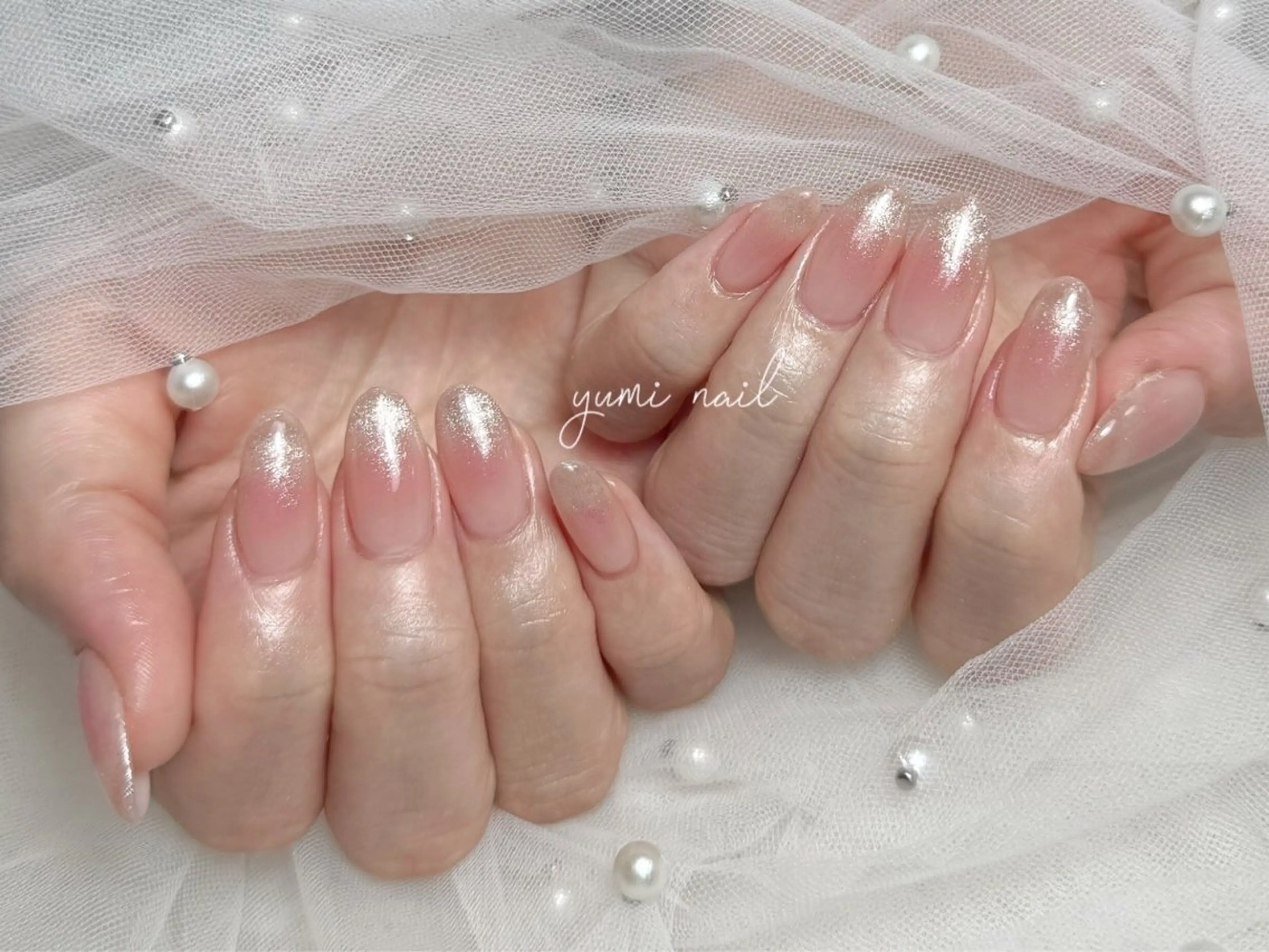 ネイル 𝐲𝐮𝐦𝐢🎀 長さ出しデザイン専門のネイルデザイン