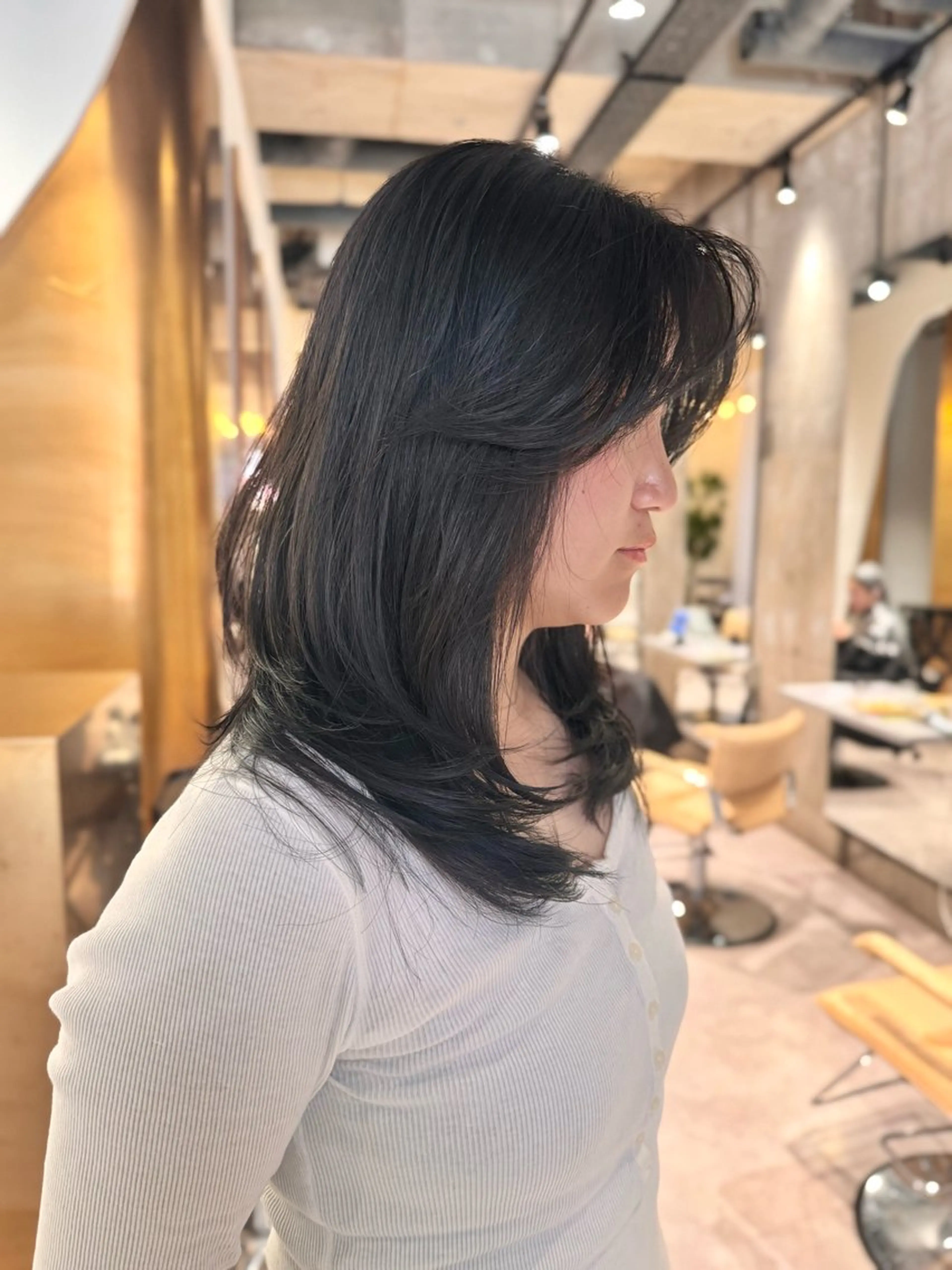 ミディアム カラー カット ヘアカラー トリートメント 海外レイヤー 🇺🇸/ヒナコのヘアスタイル