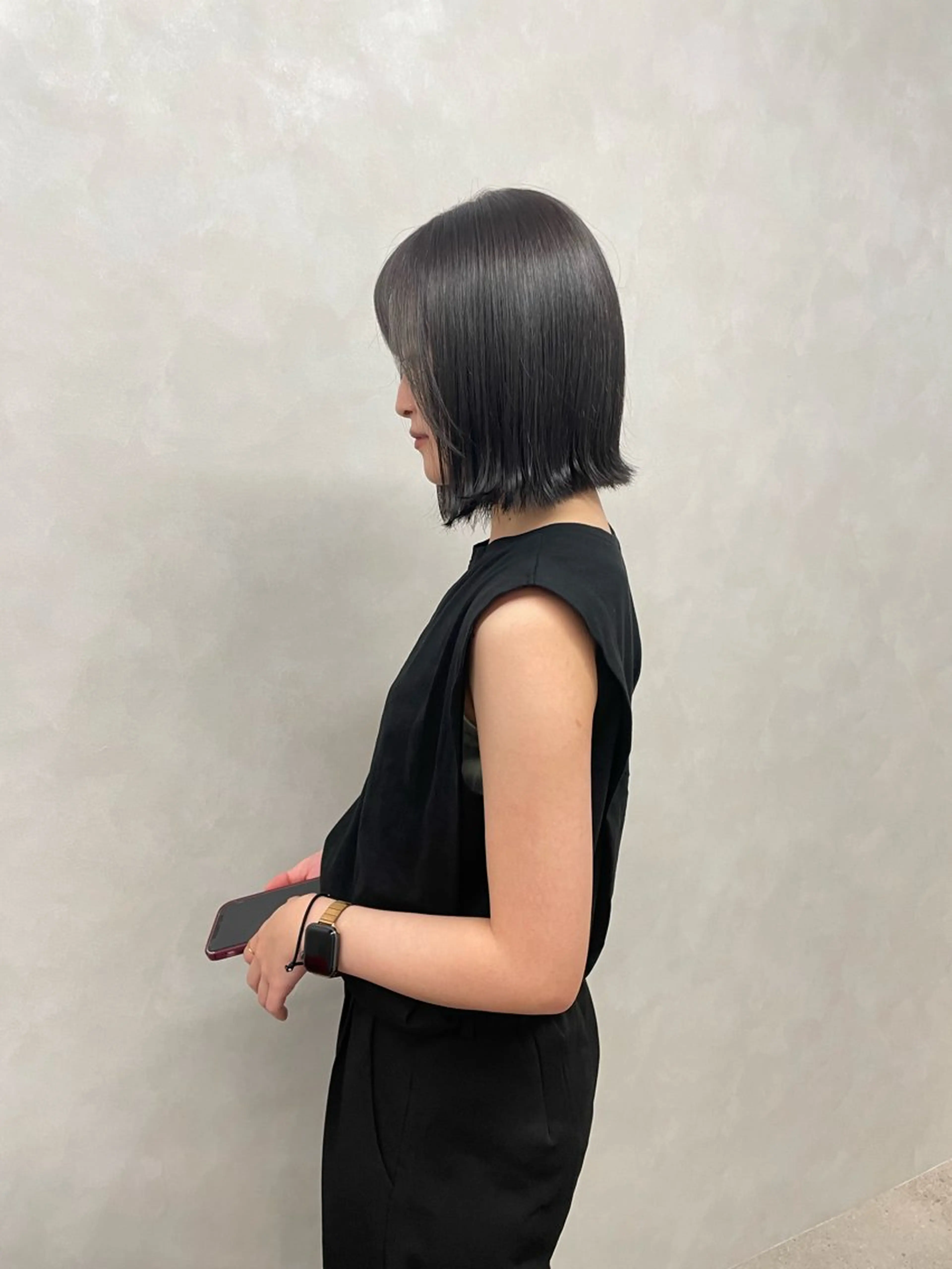 ミディアム カラー ミウラ サクラコのヘアスタイル