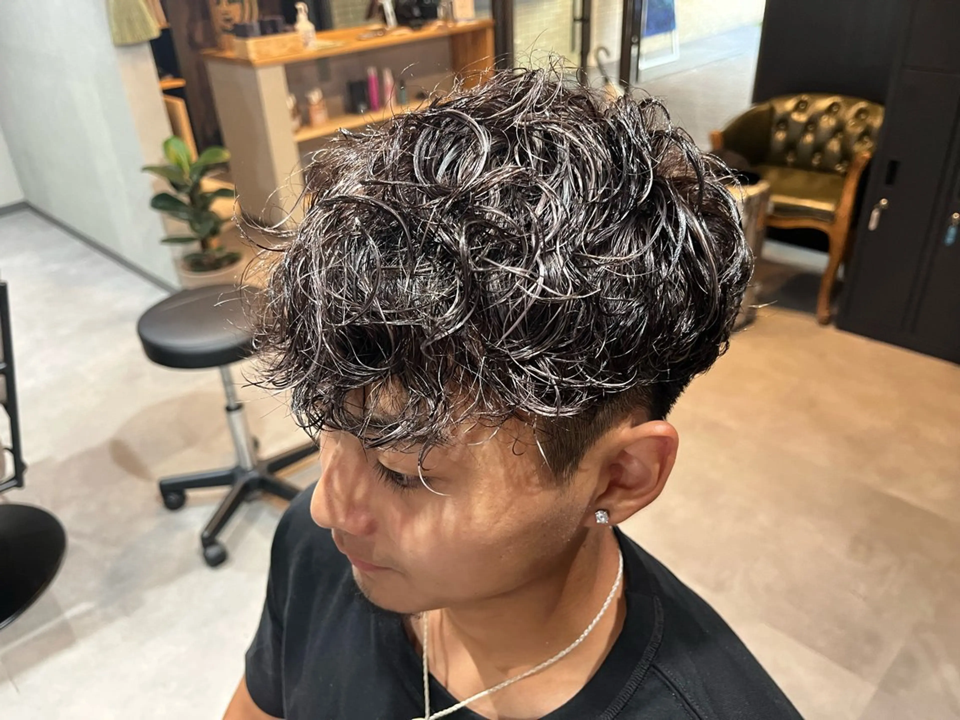 メンズカット × パーマ各種 ×ケアトリートメントの写真